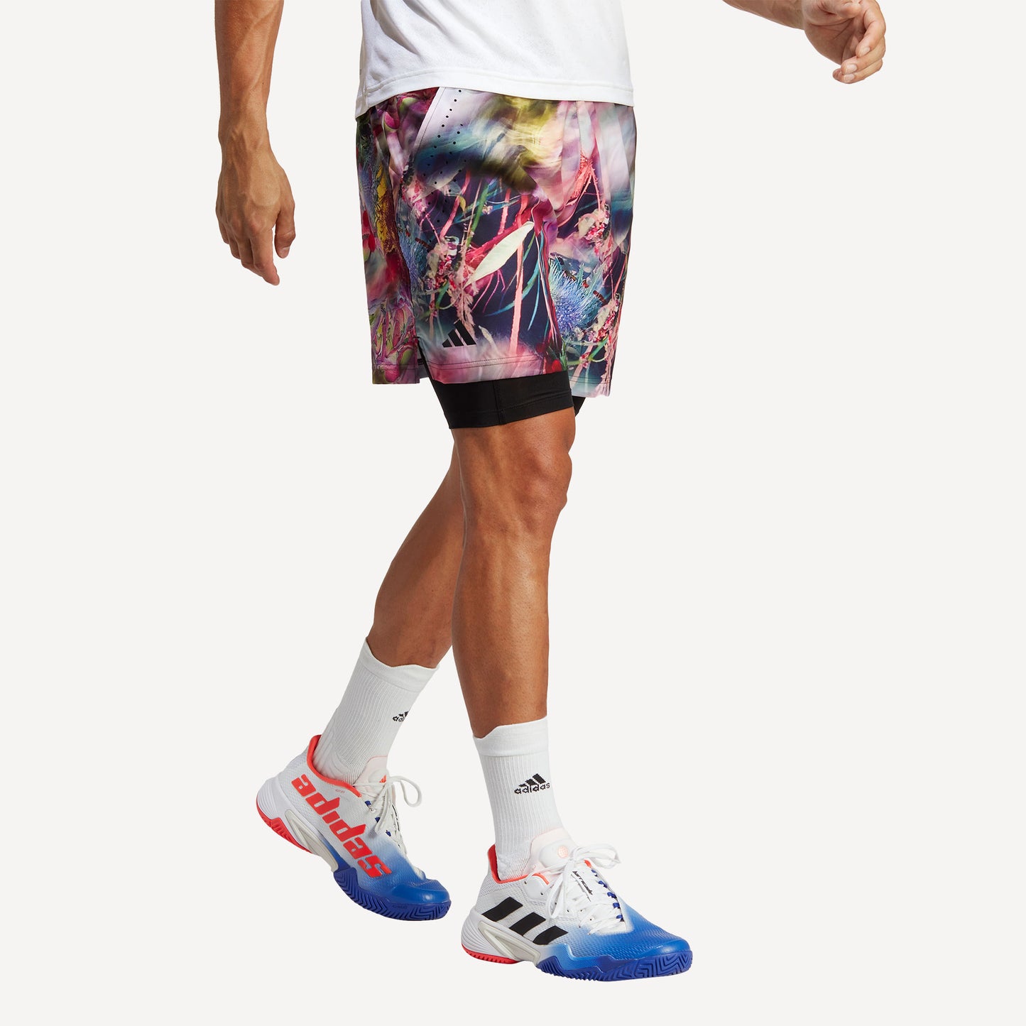 adidas Melbourne Ergo Men's Graphic Tennis Shorts Multicolor (4)