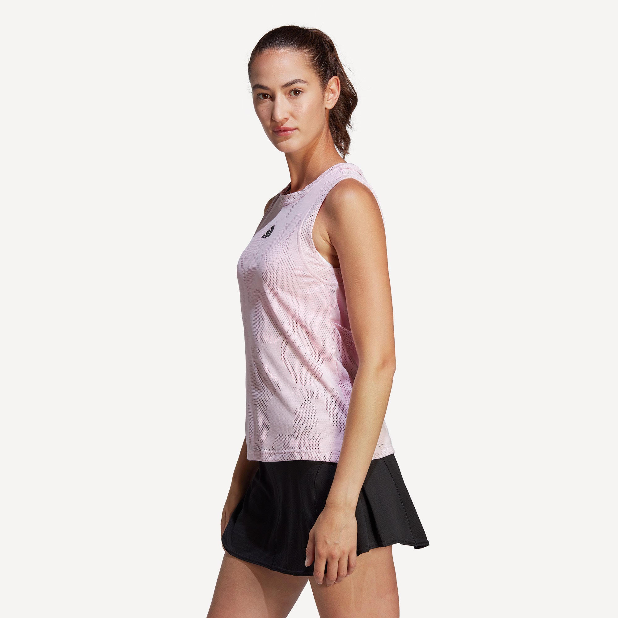 adidas Melbourne Match Women's Tennis Tank Pink (3)