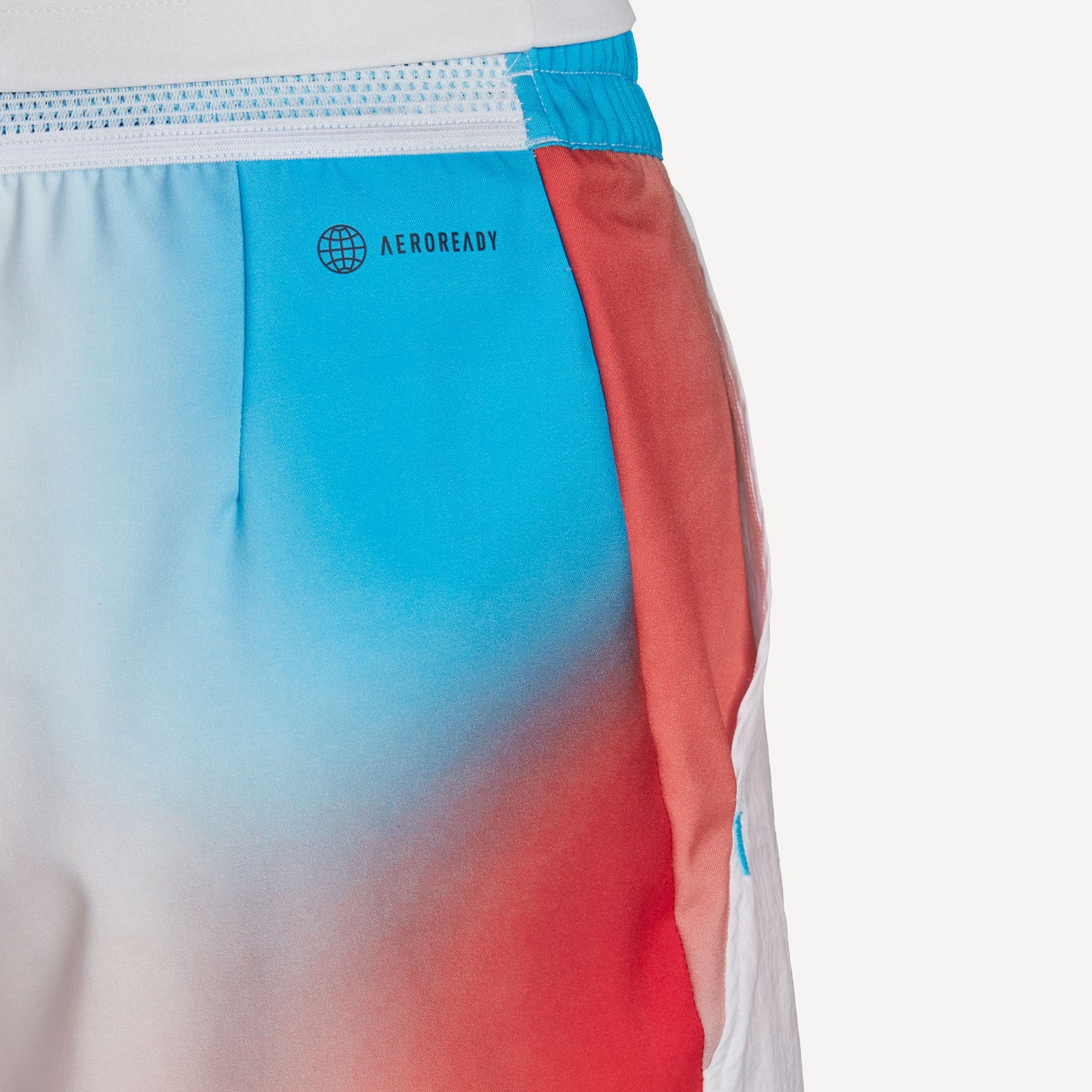 adidas Melbourne Men's Printed 7-Inch Tennis Shorts White (5)