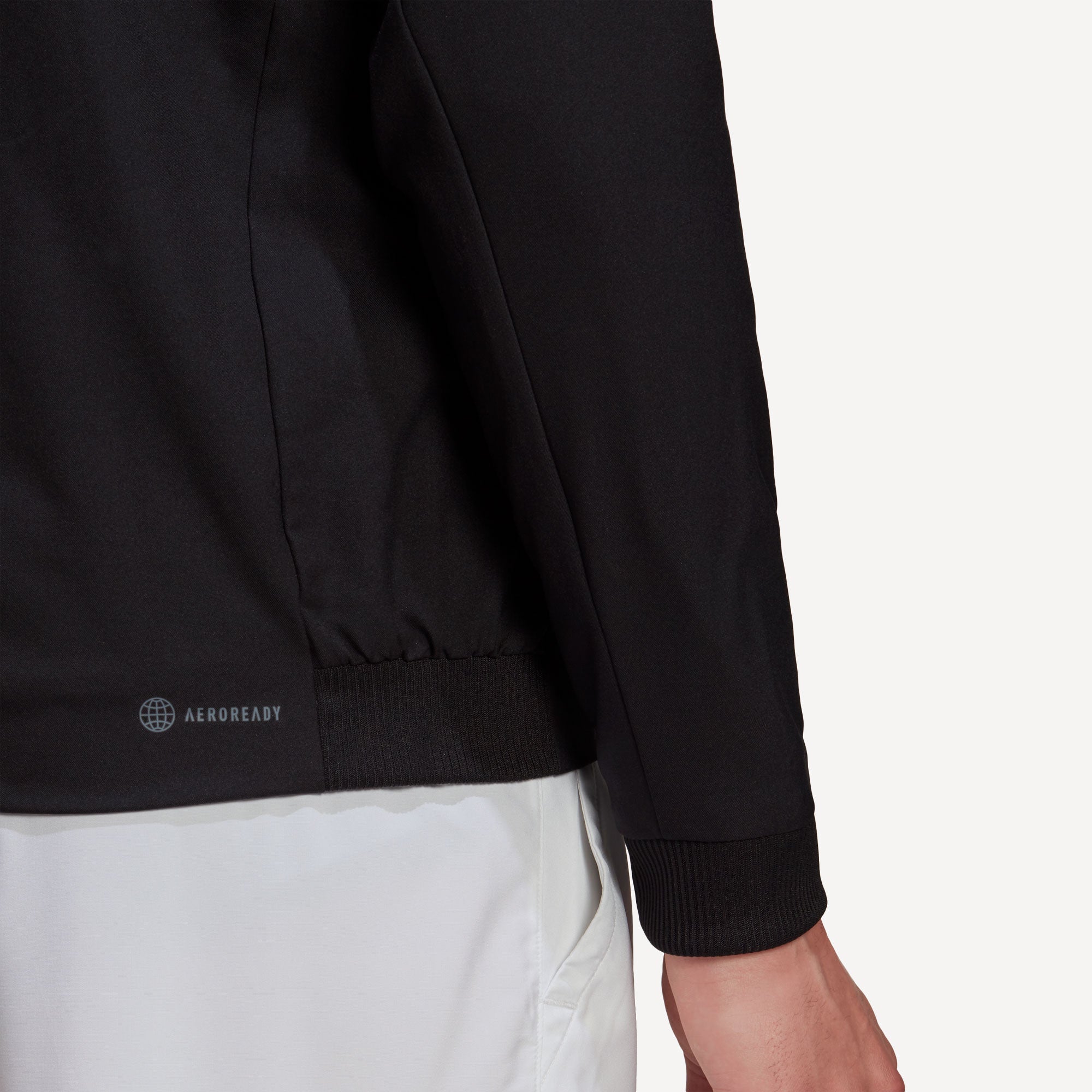 adidas Melbourne Men's Stretch Woven Tennis Jacket Black (7)