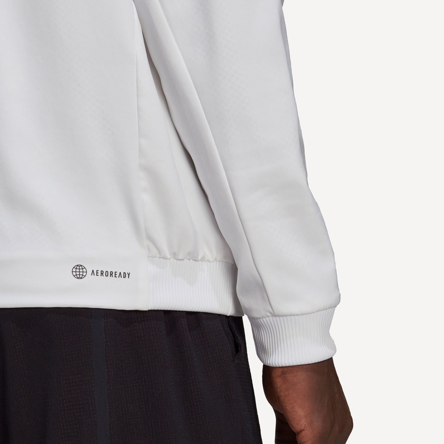 adidas Melbourne Men's Stretch Woven Tennis Jacket White (6)