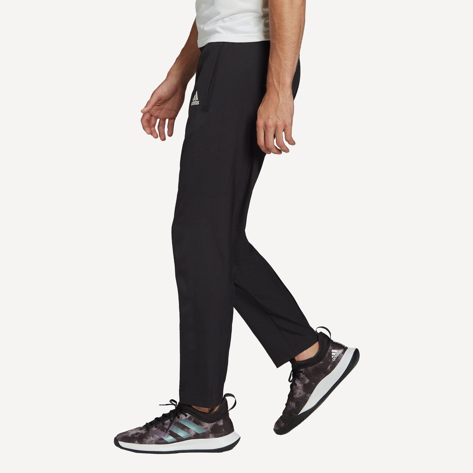 adidas Melbourne Men's Stretch Woven Tennis Pants Black (4)