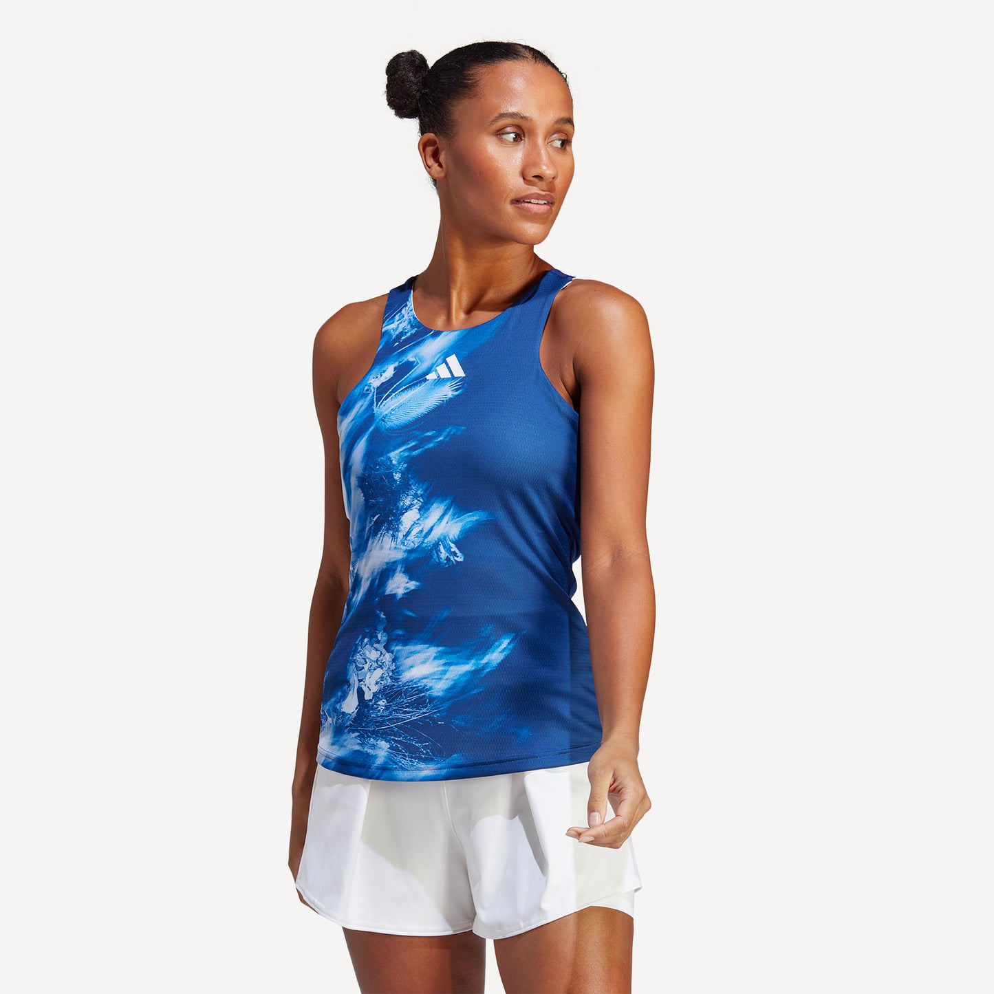 adidas Melbourne Women's Tennis Tank Blue (1)