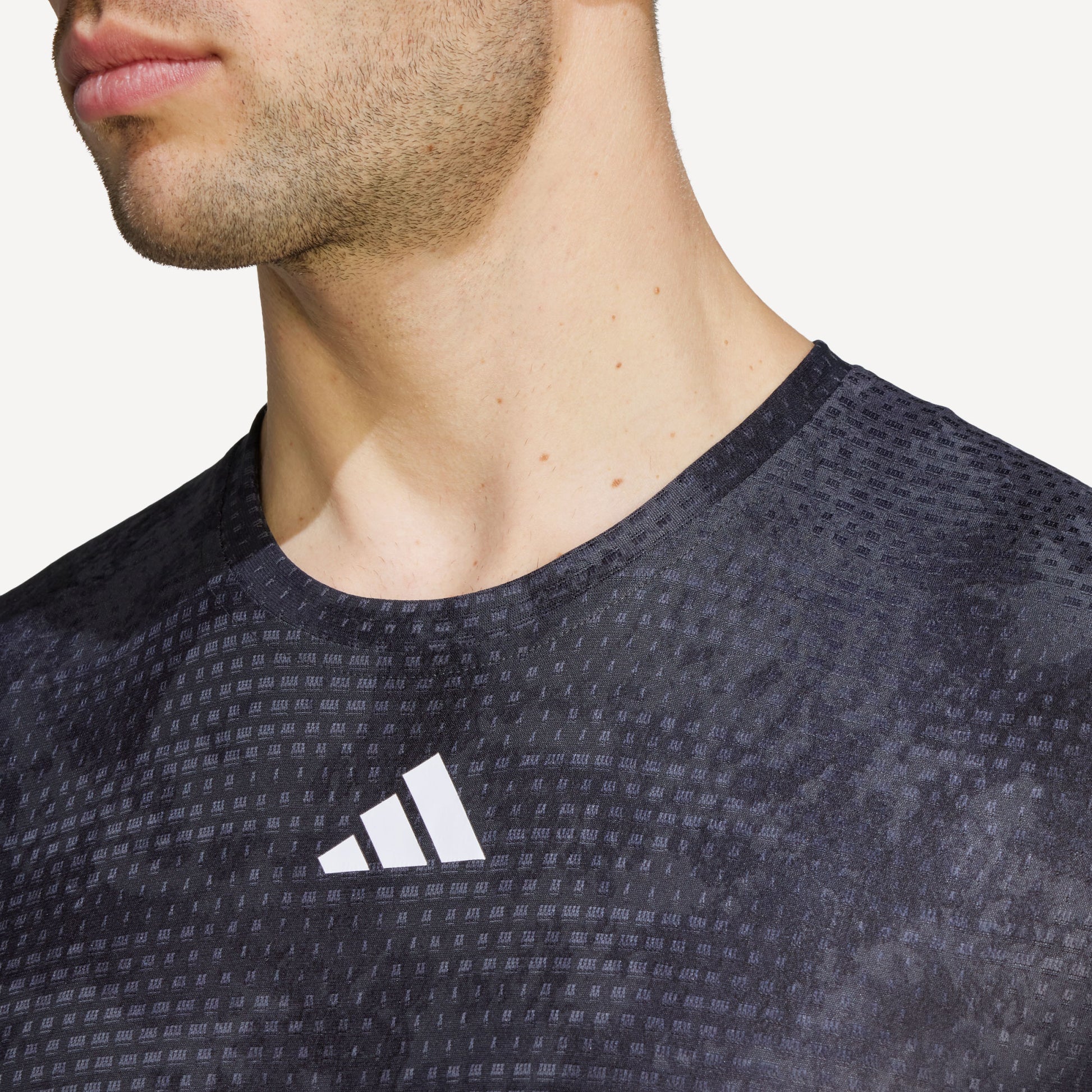 adidas Paris Freelift Men's Tennis Shirt Grey (5)
