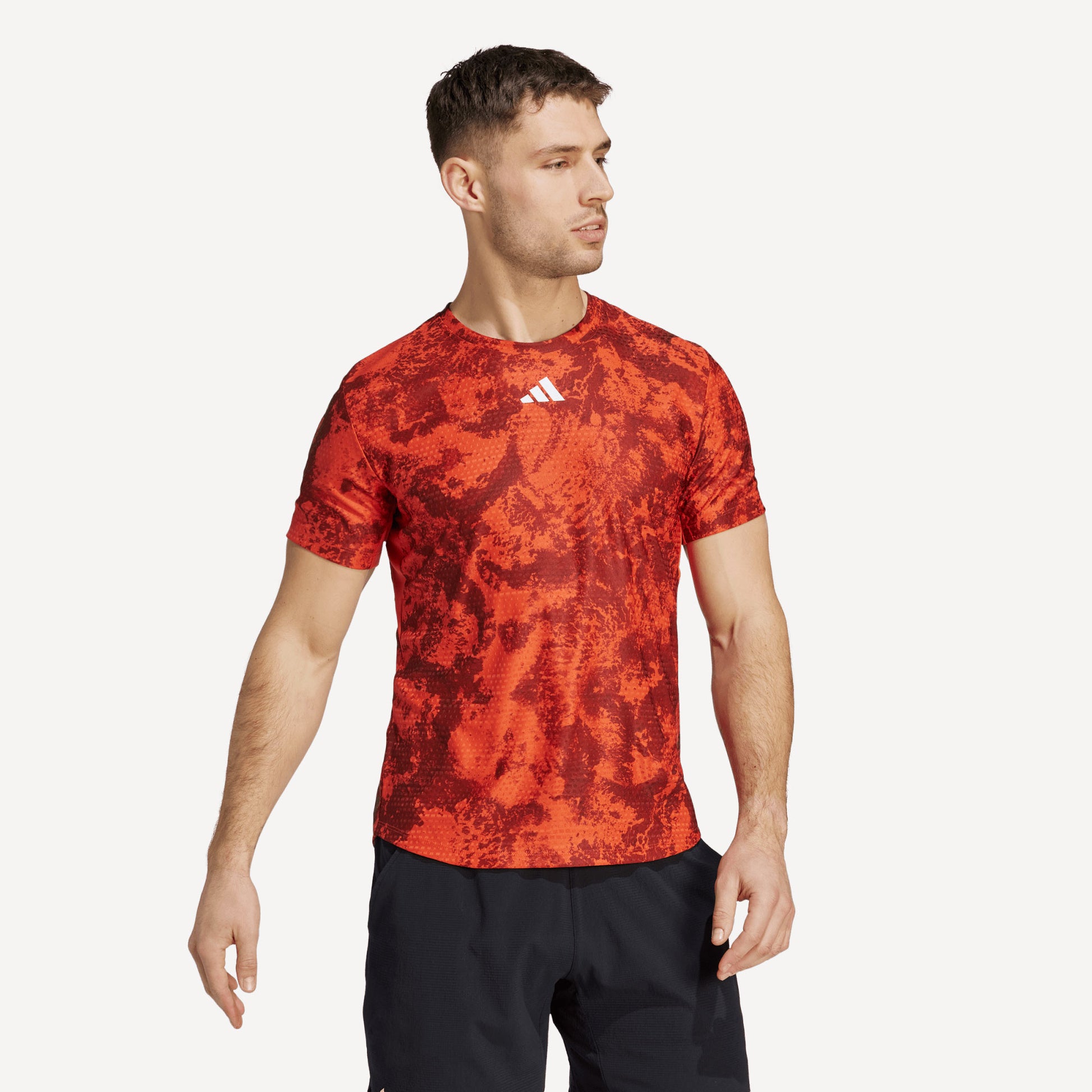 adidas Paris Freelift Men's Tennis Shirt Red (4)