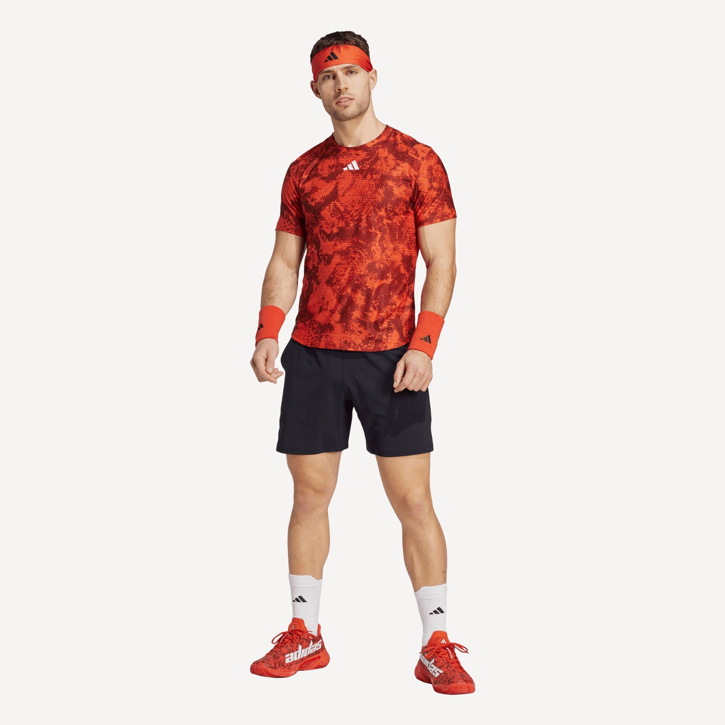adidas Paris Freelift Men's Tennis Shirt Red (5)