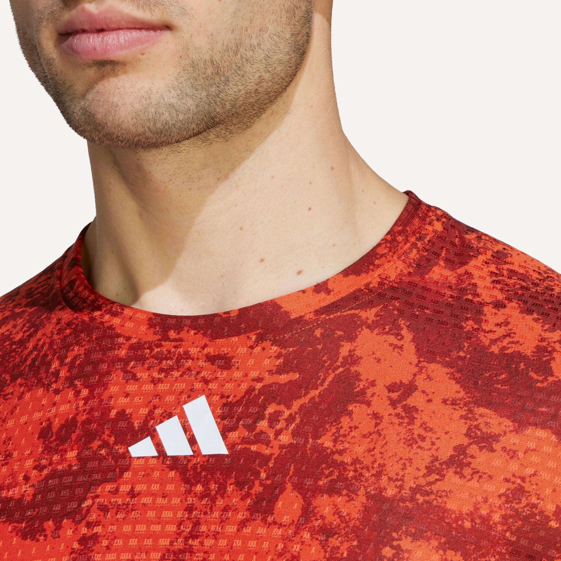 adidas Paris Freelift Men's Tennis Shirt Red (6)