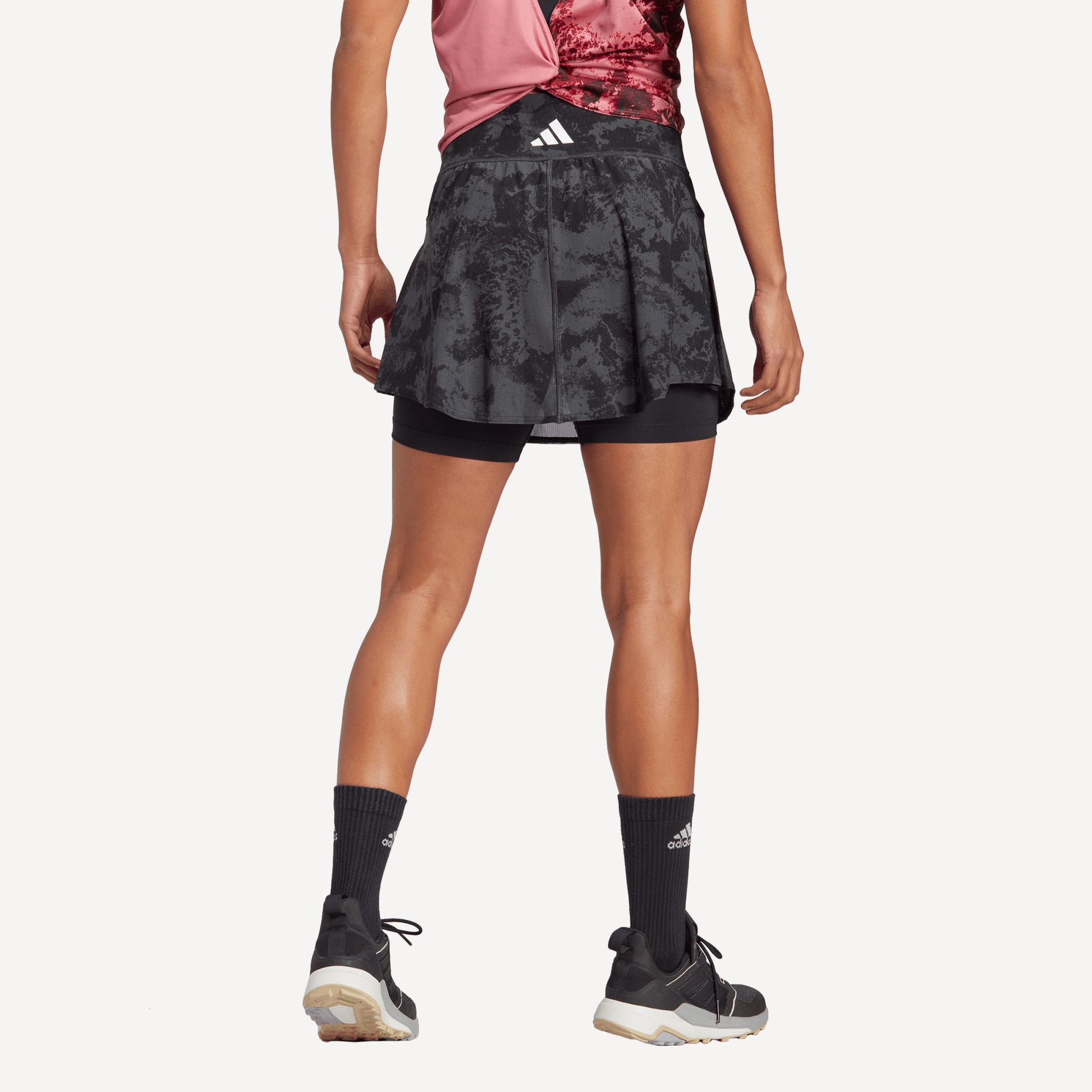 adidas Paris Match Women's Tennis Skirt Grey (2)