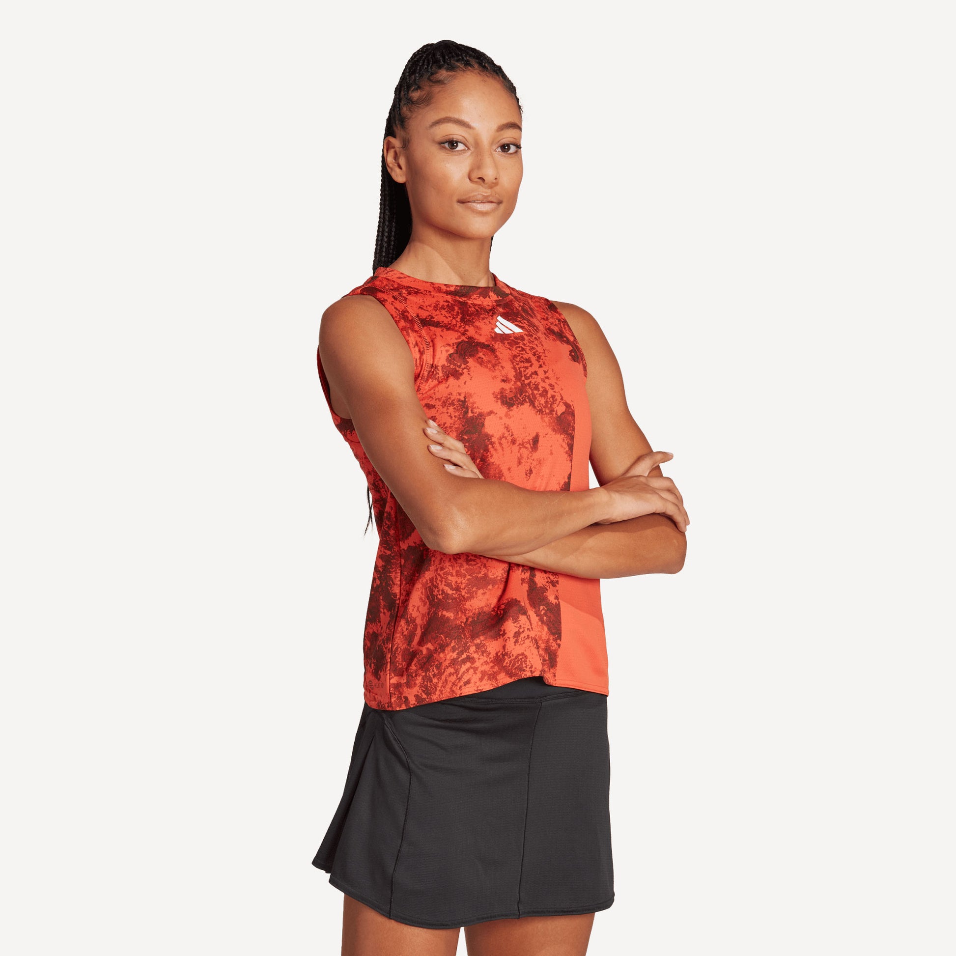 adidas Paris Match Women's Tennis Tank Red (4)