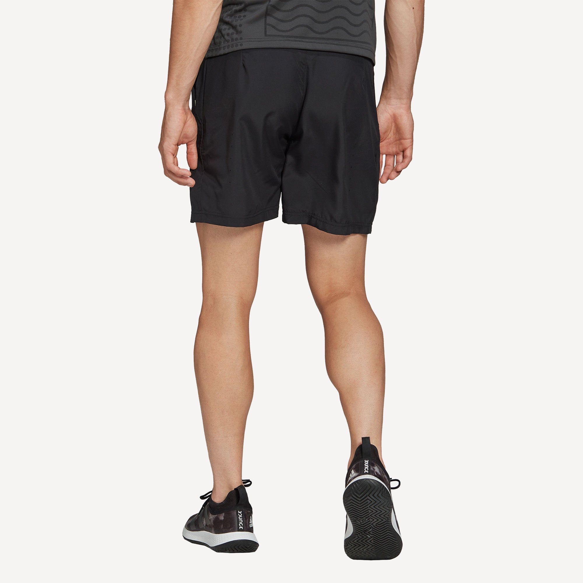 adidas Paris Men's 2IN1 7-Inch Tennis Shorts Black (2)