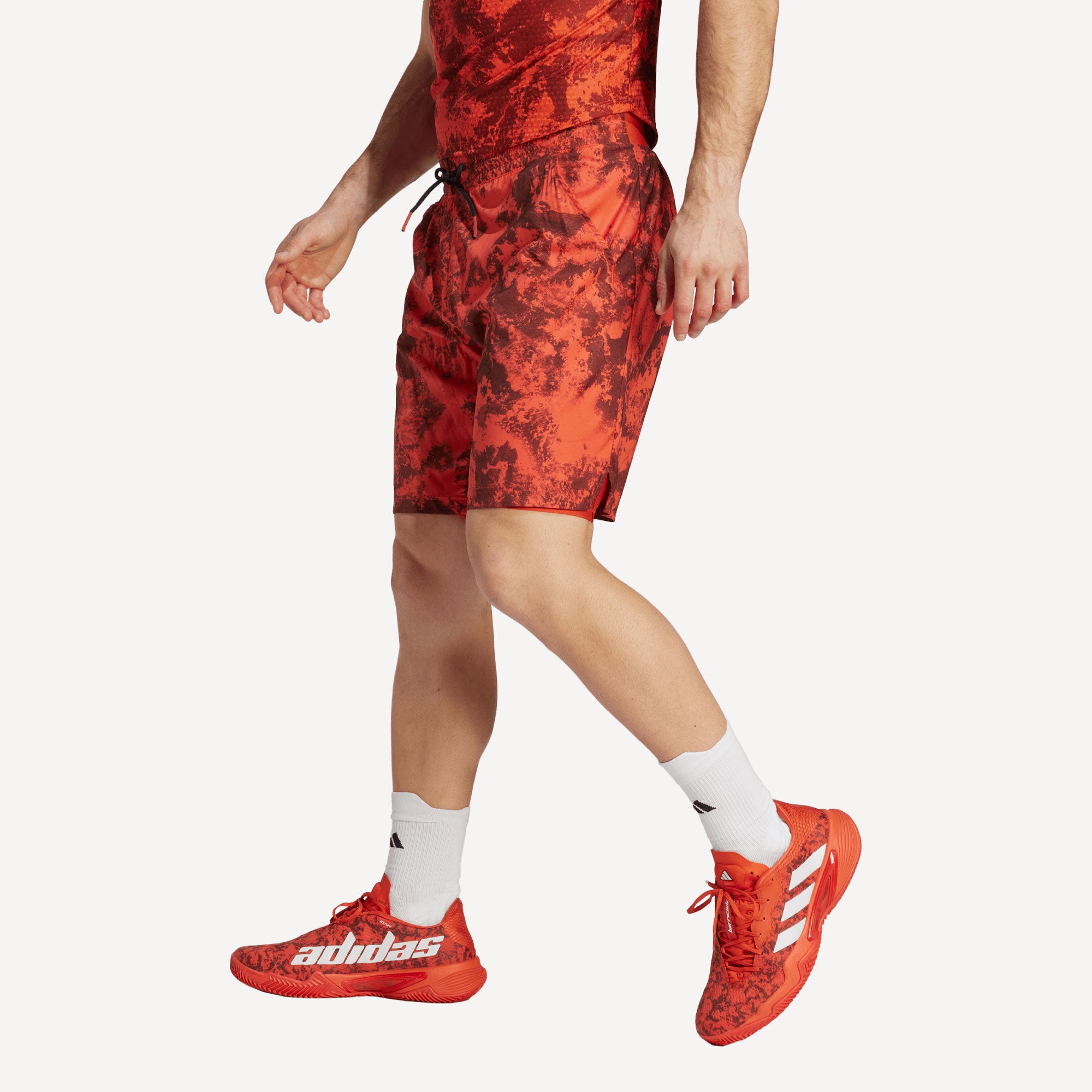 adidas Paris Men's 2IN1 Tennis Shorts Red (3)