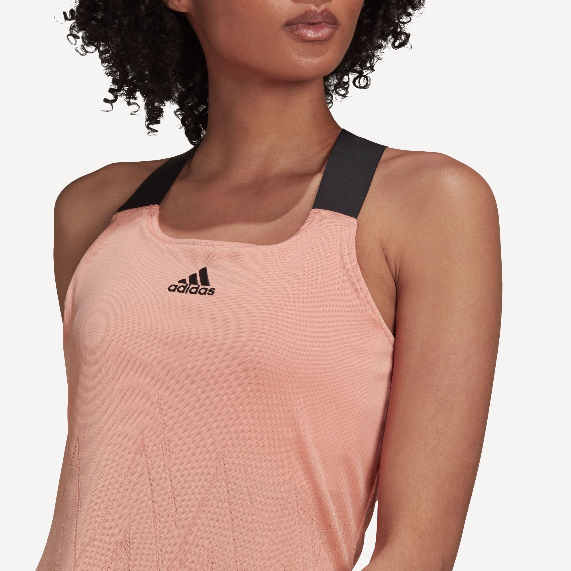 adidas Primeblue Aeroknit Women's Tennis Tank Orange (4)