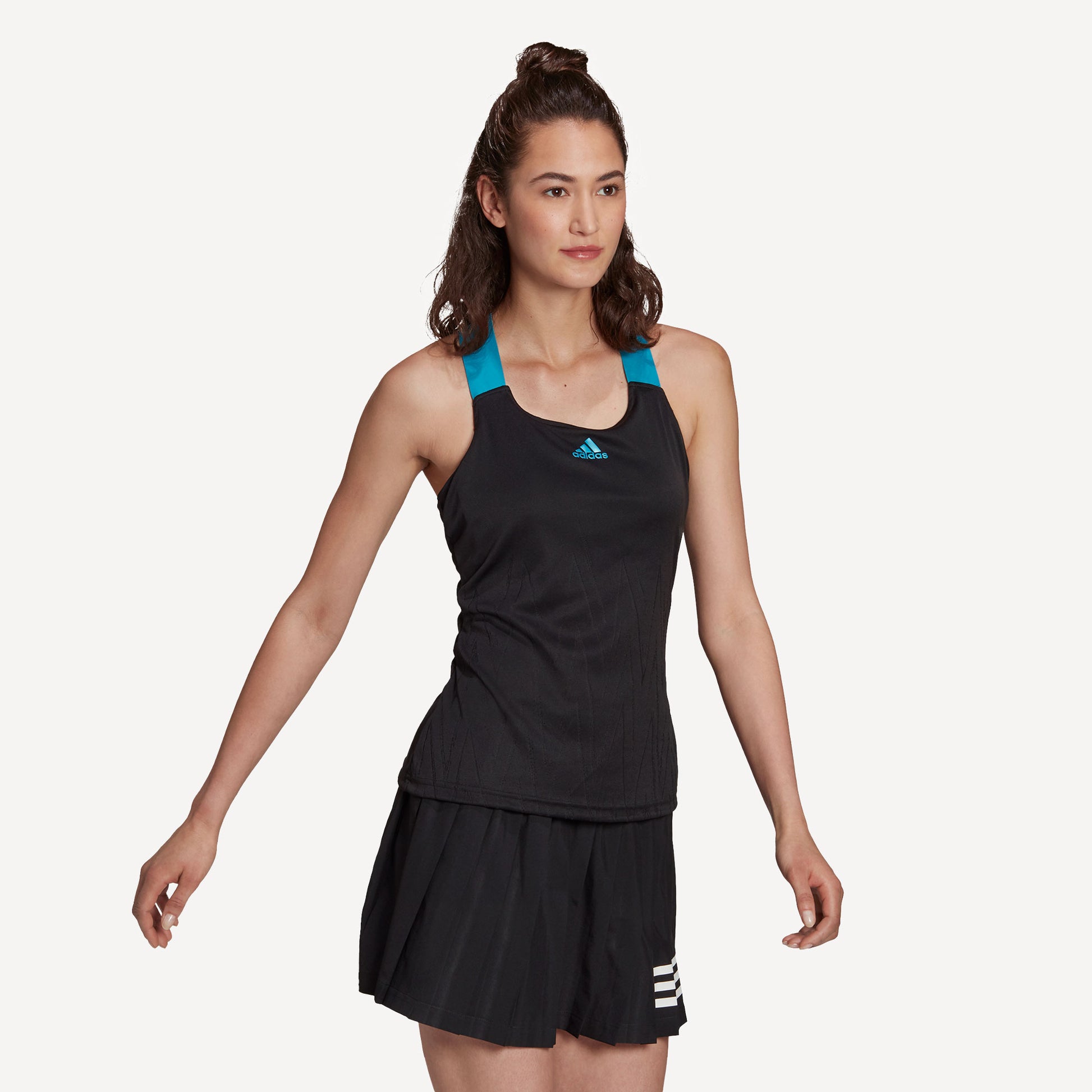 adidas Primeblue Aeroknit Women's Tennis Tank Black (3)