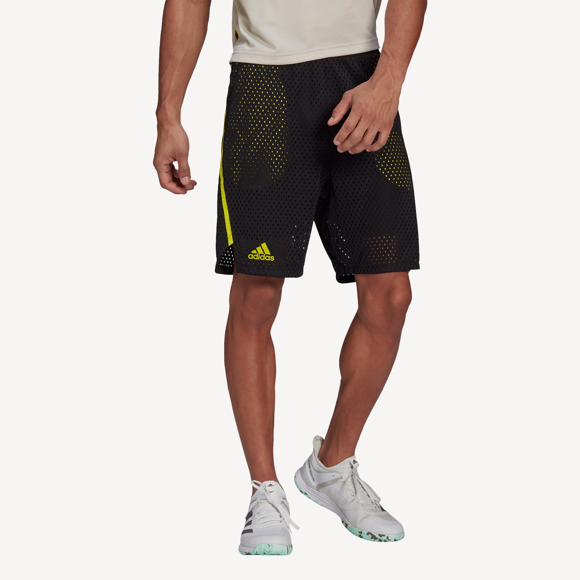 adidas Primeblue Heat Ready Men's 2IN1 9-Inch Tennis Shorts Black (1)