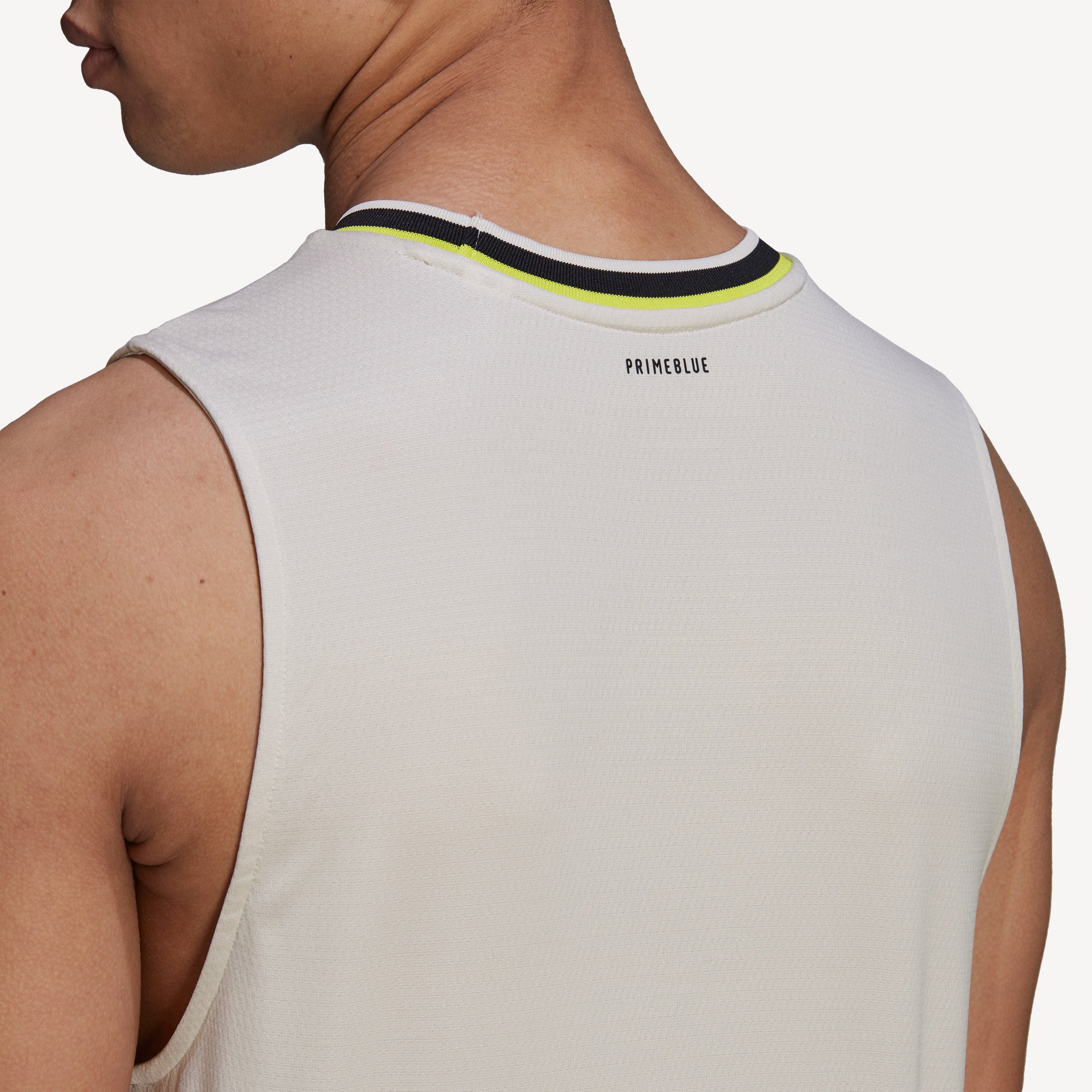 adidas Primeblue Heat Ready Men's Sleeveless Tennis Shirt Grey (5)