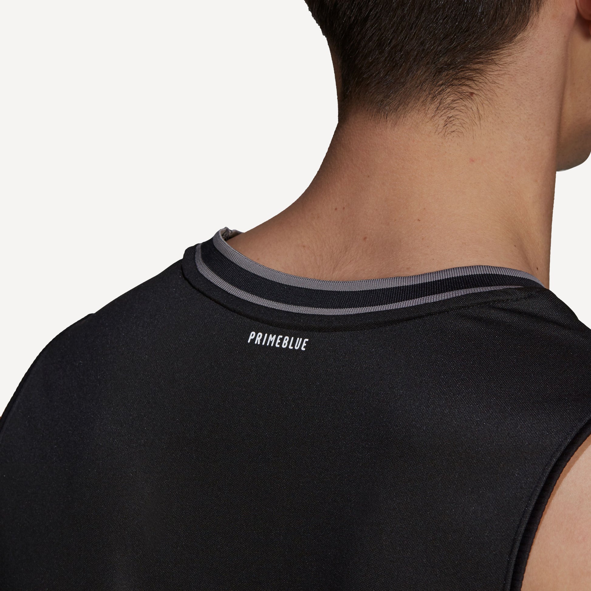 adidas Primeblue Men's Sleeveless Tennis Shirt Black (5)