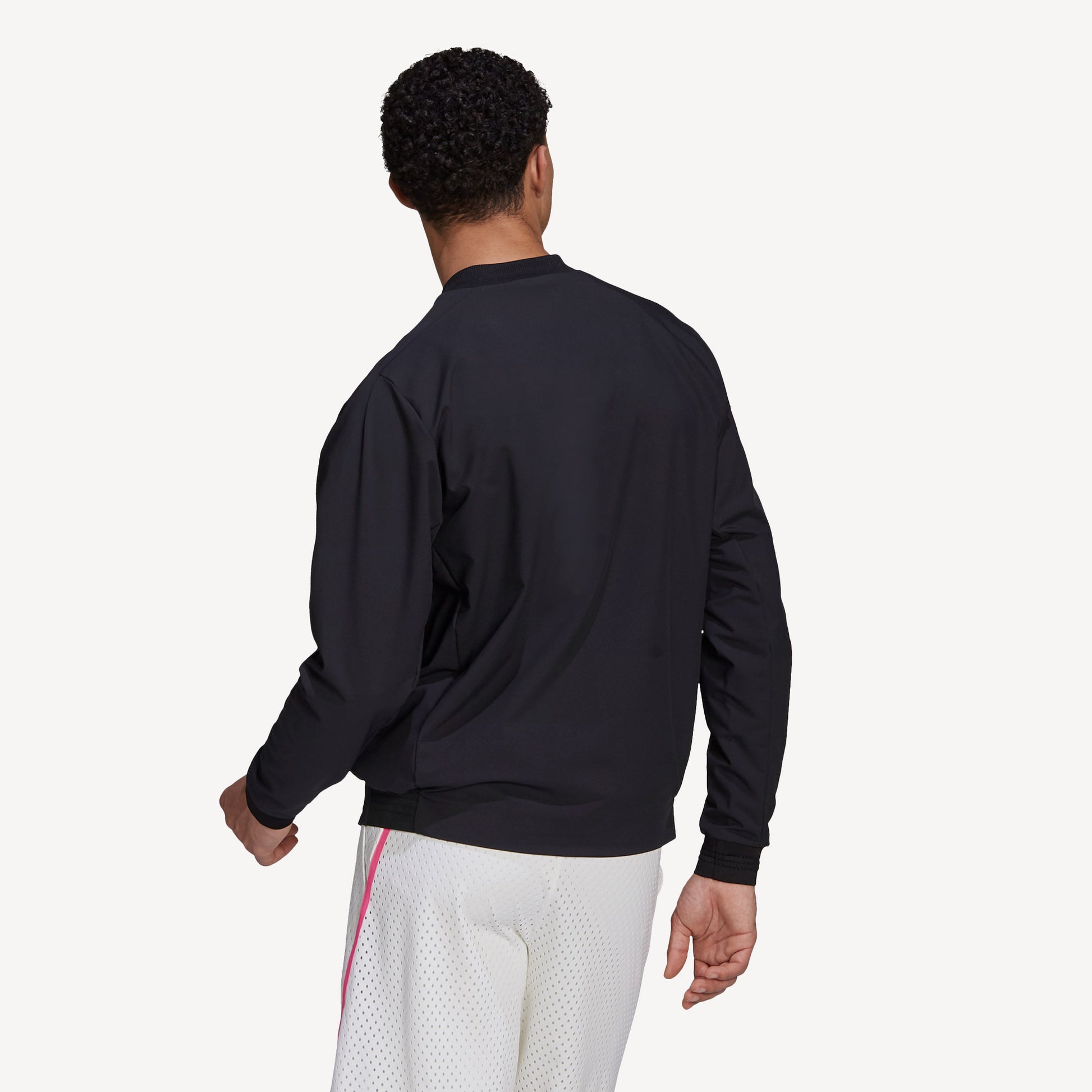 adidas Primeblue Men's Stretch Woven Tennis Jacket Black (2)