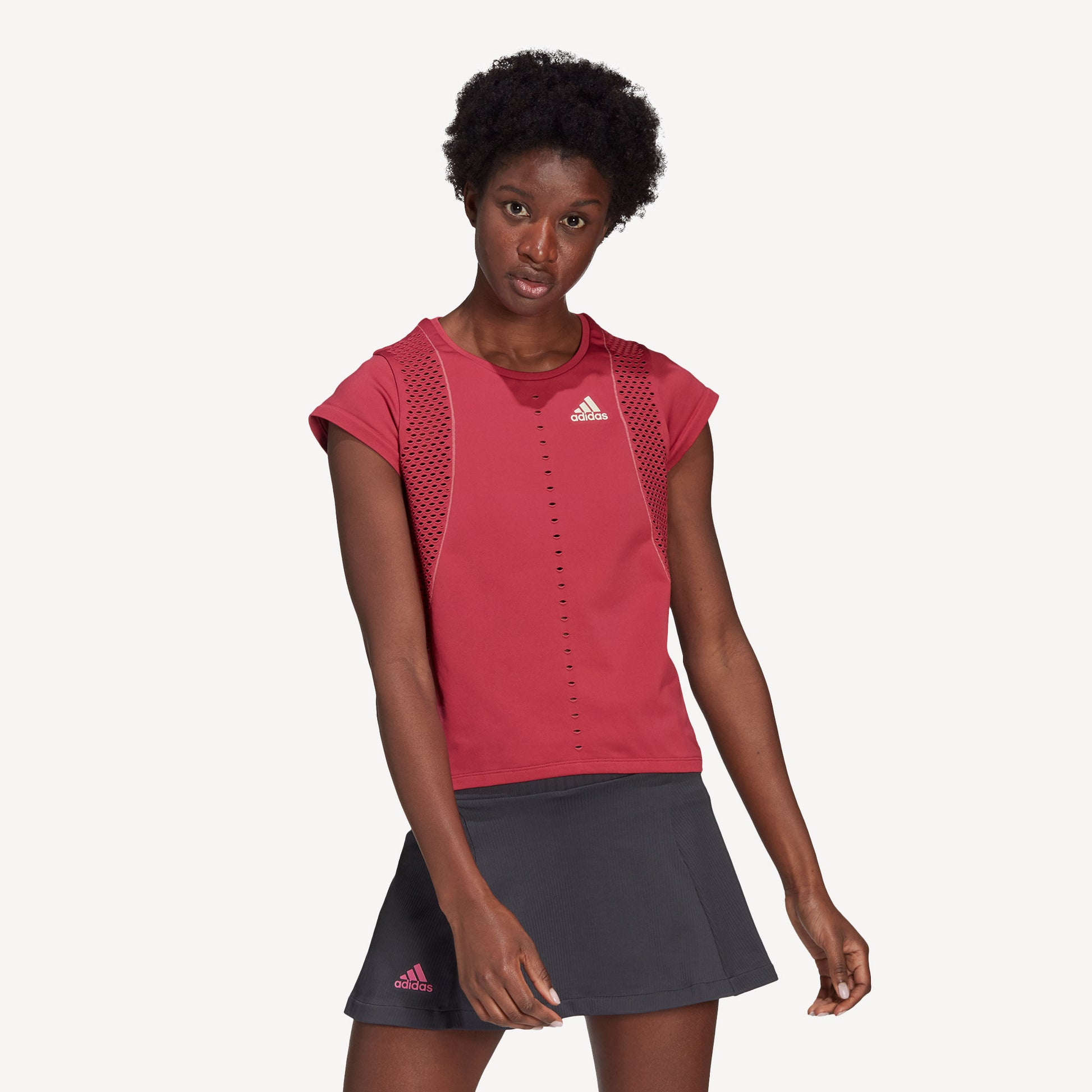 adidas Primeknit Primeblue Women's Tennis Shirt Pink (1)