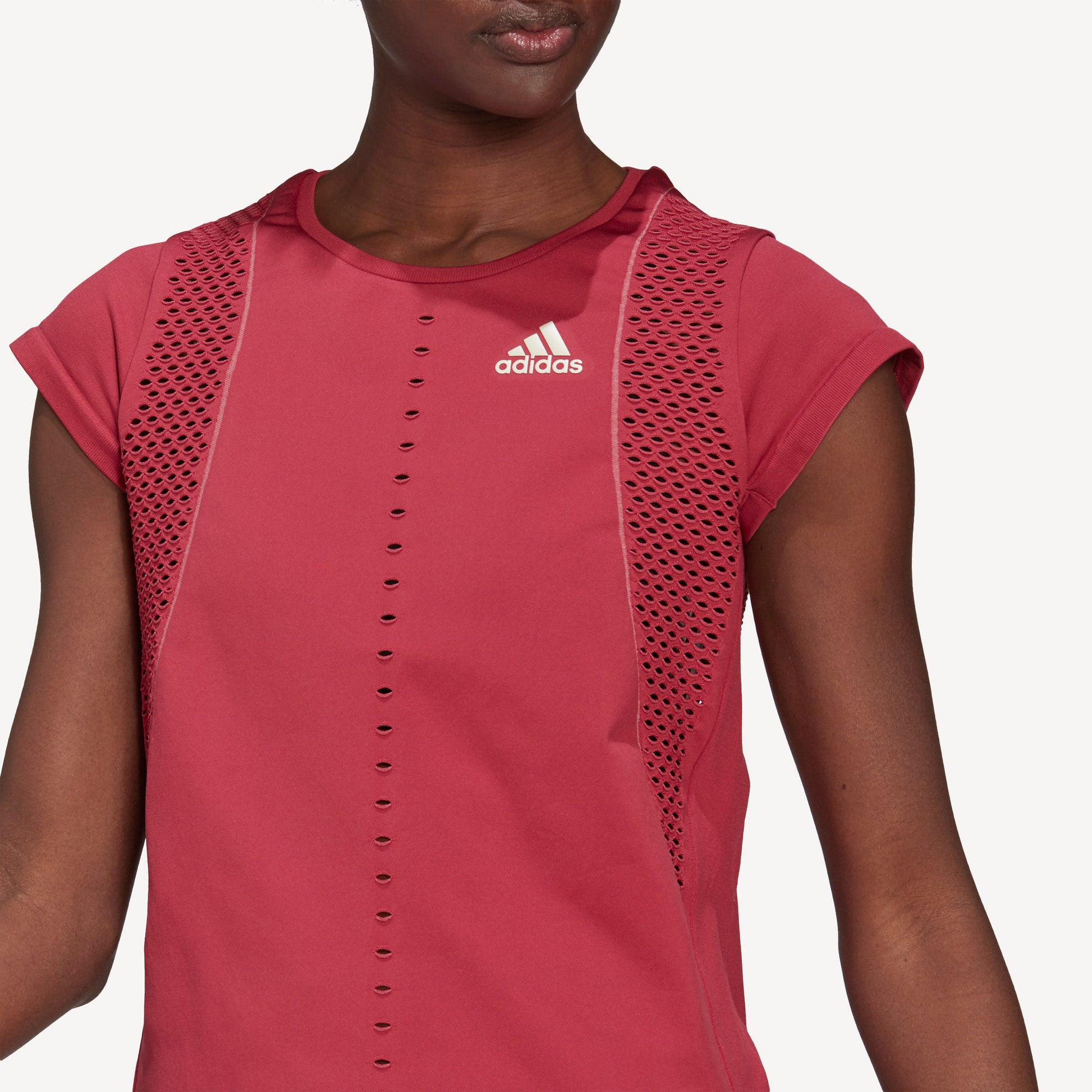 adidas Primeknit Primeblue Women's Tennis Shirt Pink (4)