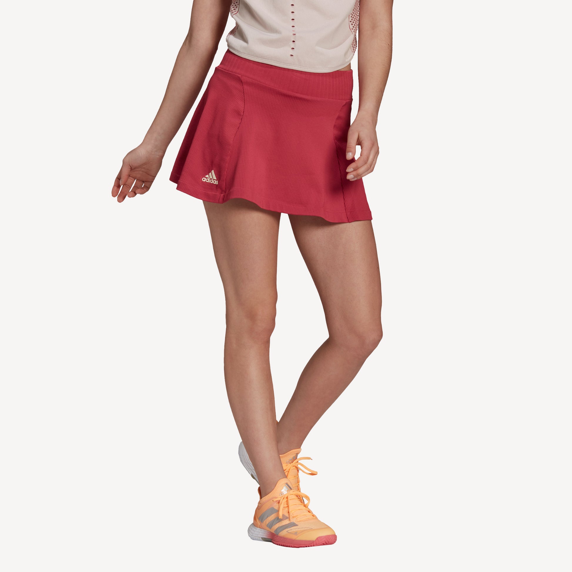 adidas Primeknit Primeblue Women's Tennis Skirt Pink (1)