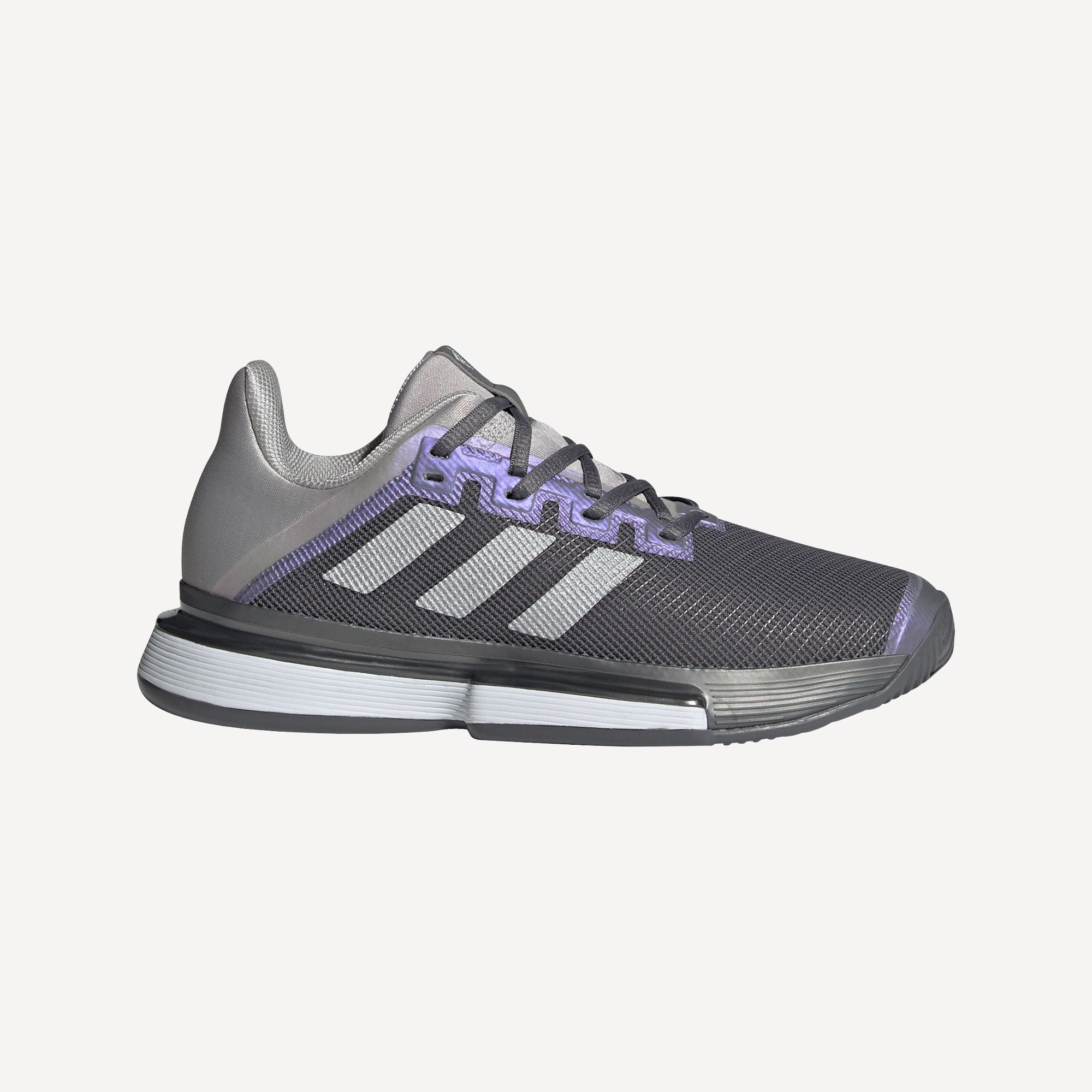 adidas SoleMatch Bounce Women's Clay Court Tennis Shoes Grey (1)