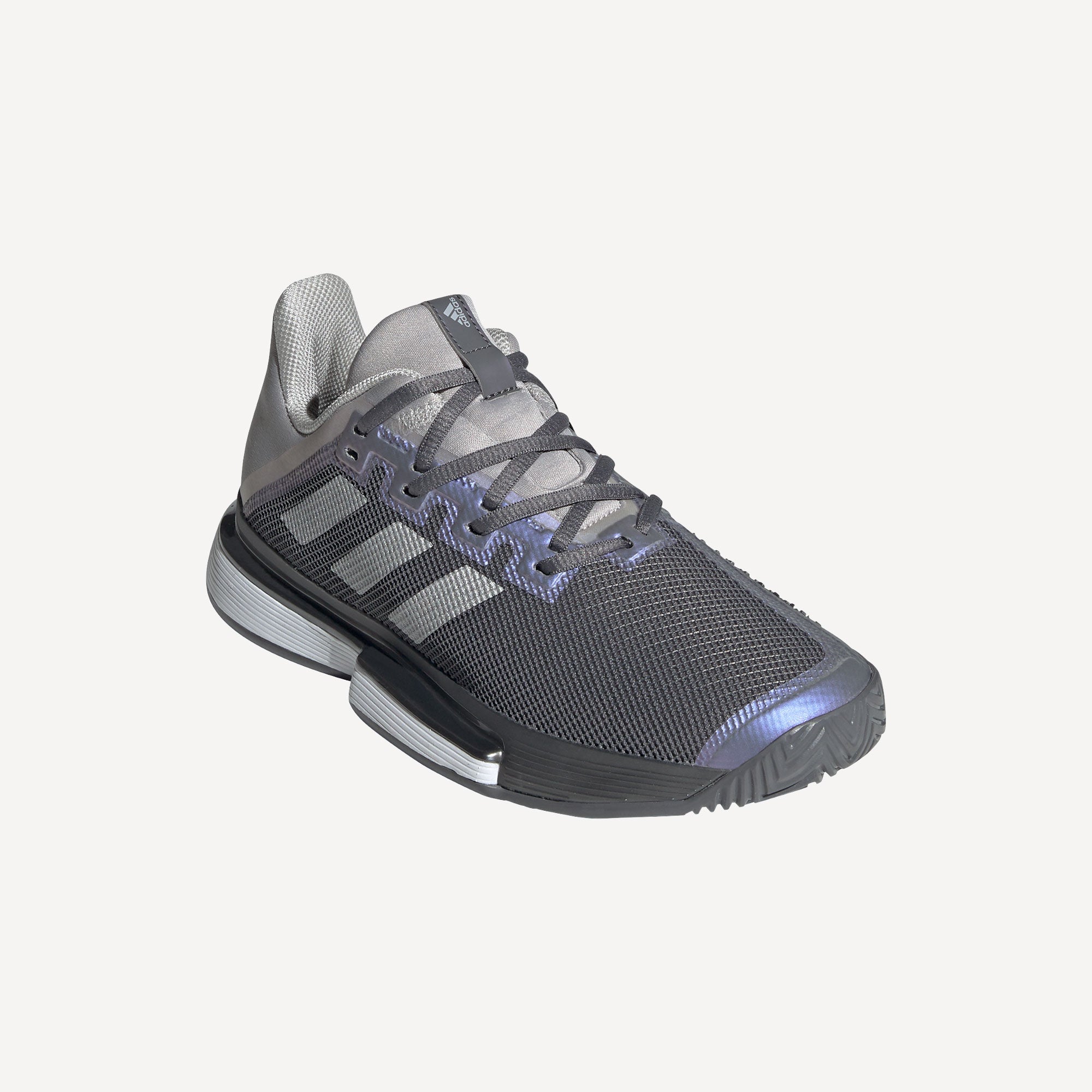adidas SoleMatch Bounce Women's Clay Court Tennis Shoes Grey (4)