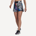 adidas US Series Women's Printed Tennis Shorts Black (1)