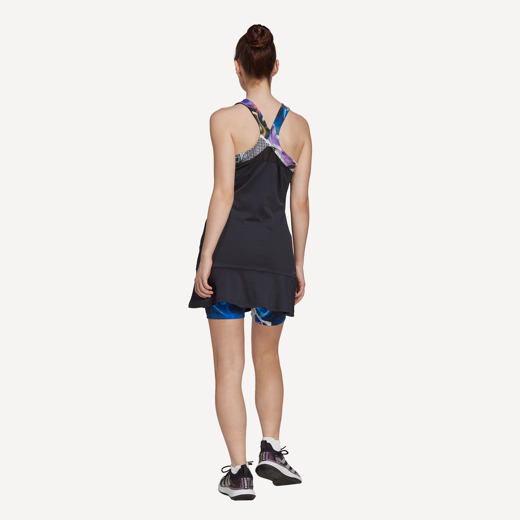 adidas US Series Women's Tennis Dress Black (2)