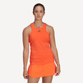 adidas Women's Y Tennis Tank Orange (1)