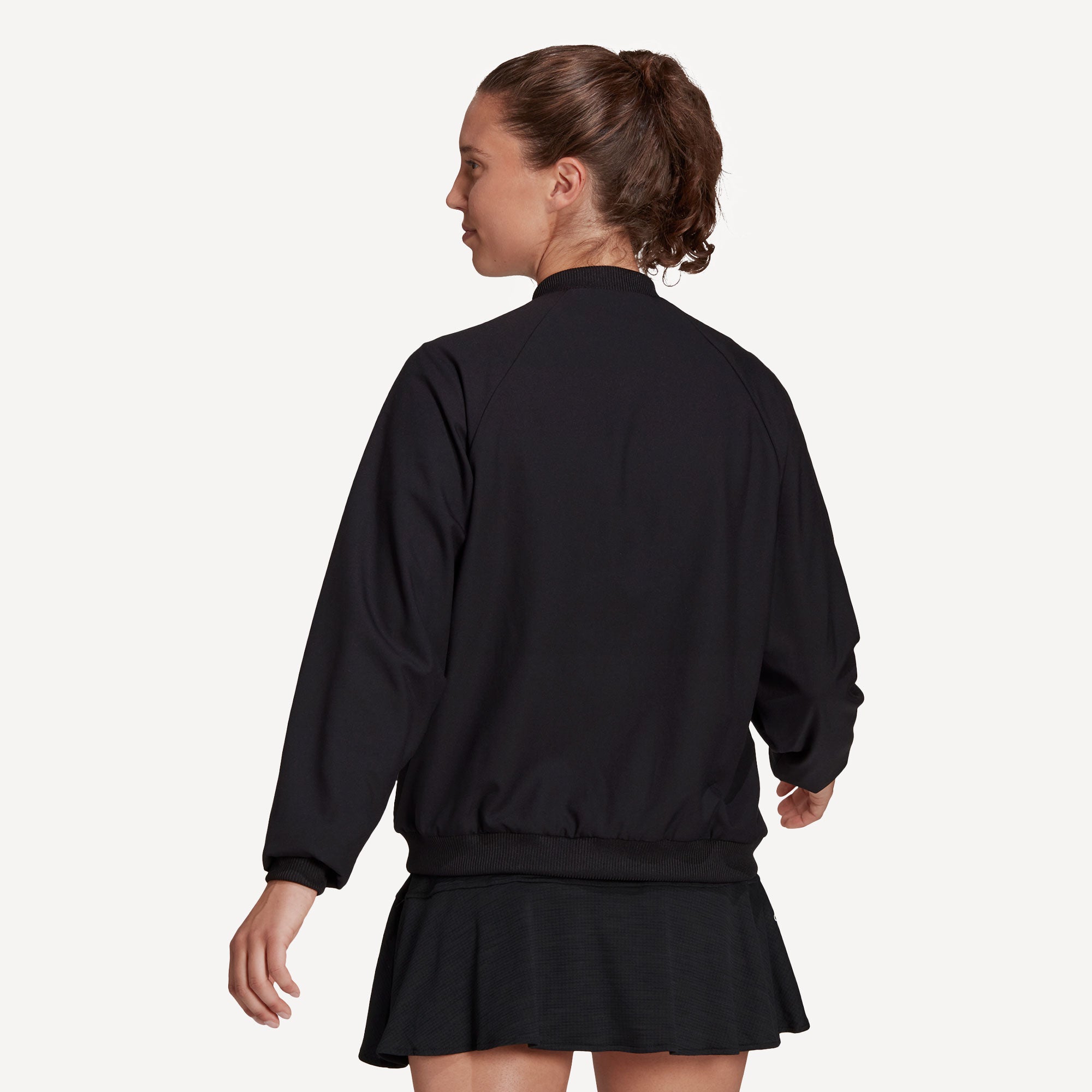 adidas Woven Women's Tennis Jacket Black (2)