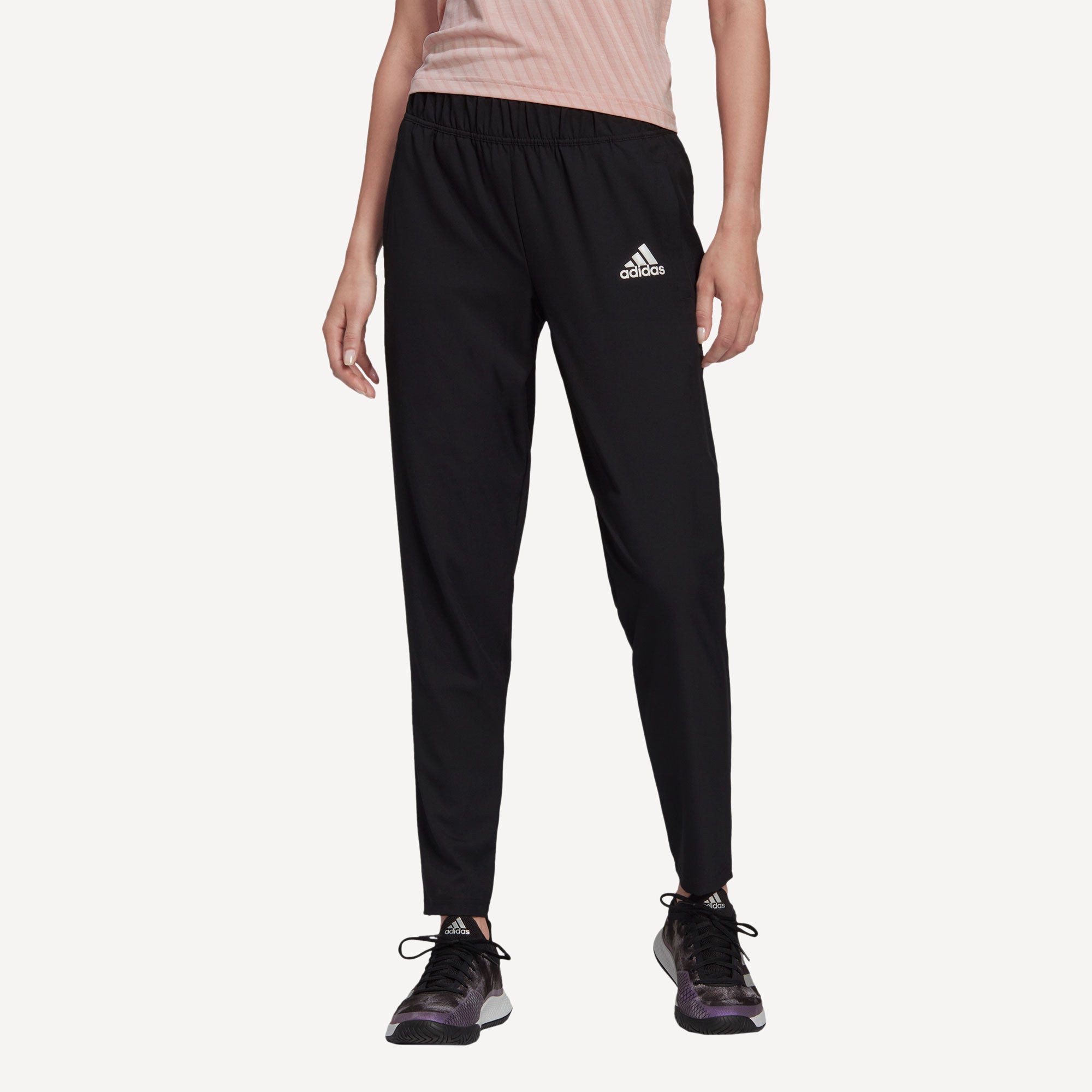 adidas Woven Women's Tennis Pants Black (1)