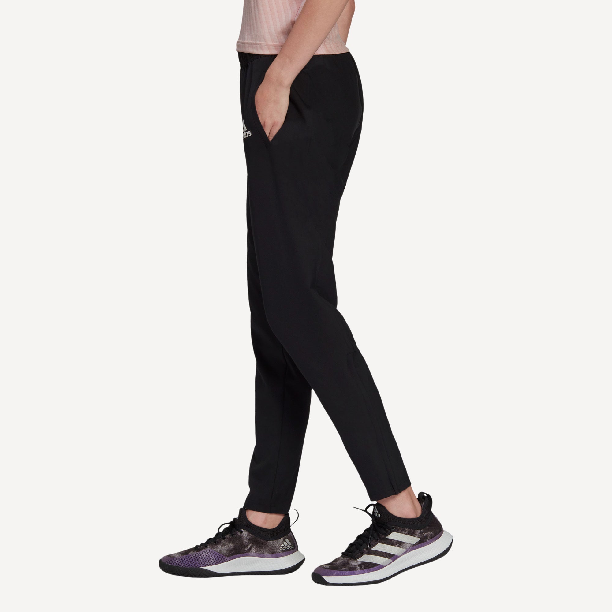 Adidas slim fit track clearance pants womens