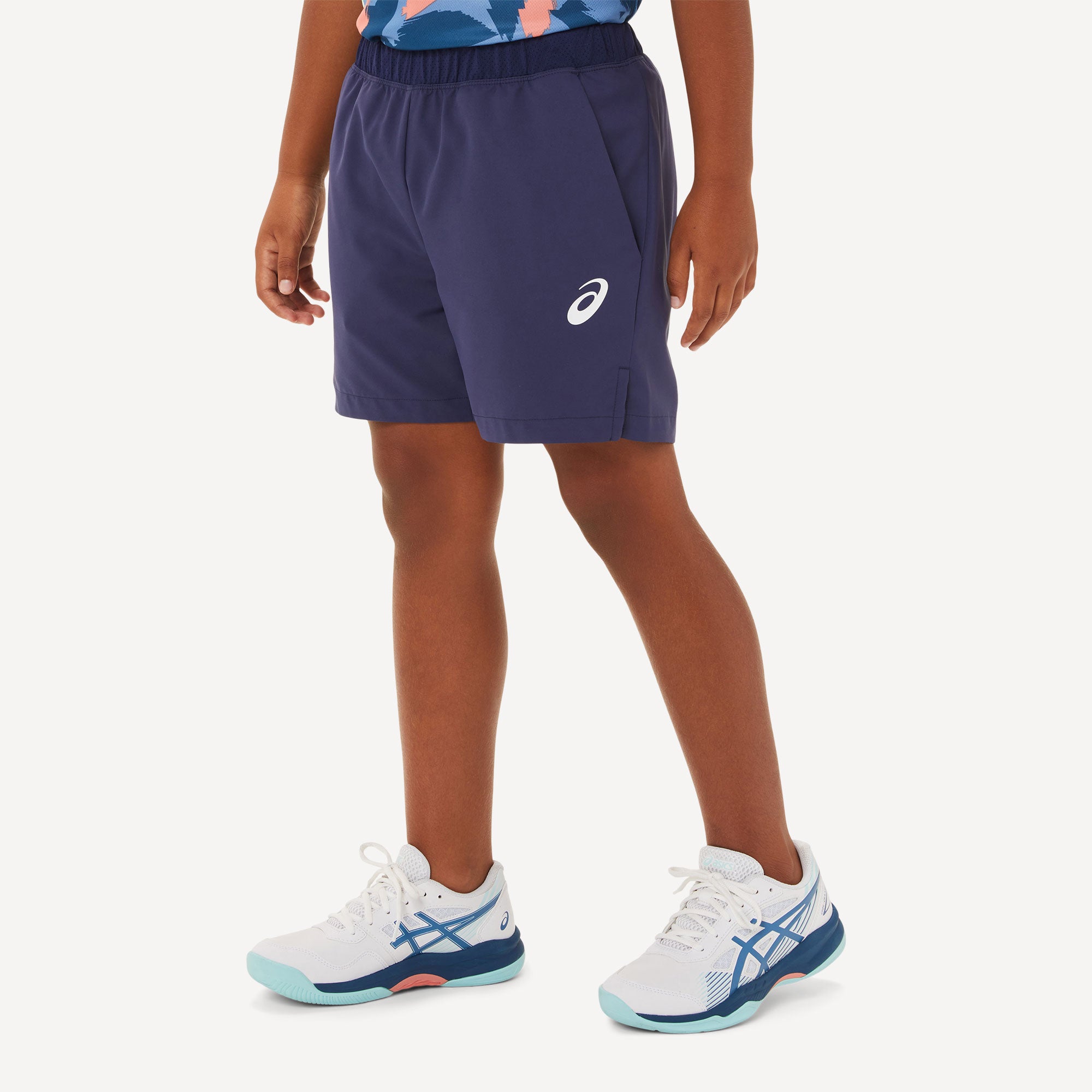 ASICS Boys' Tennis Shorts Blue (3)
