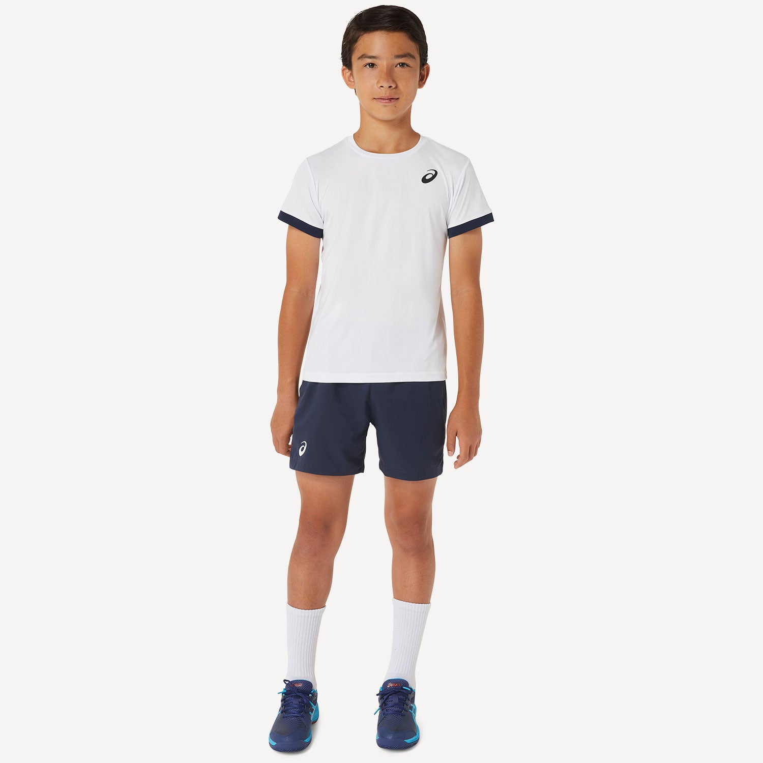 ASICS Boys' Tennis Shorts Blue (6)