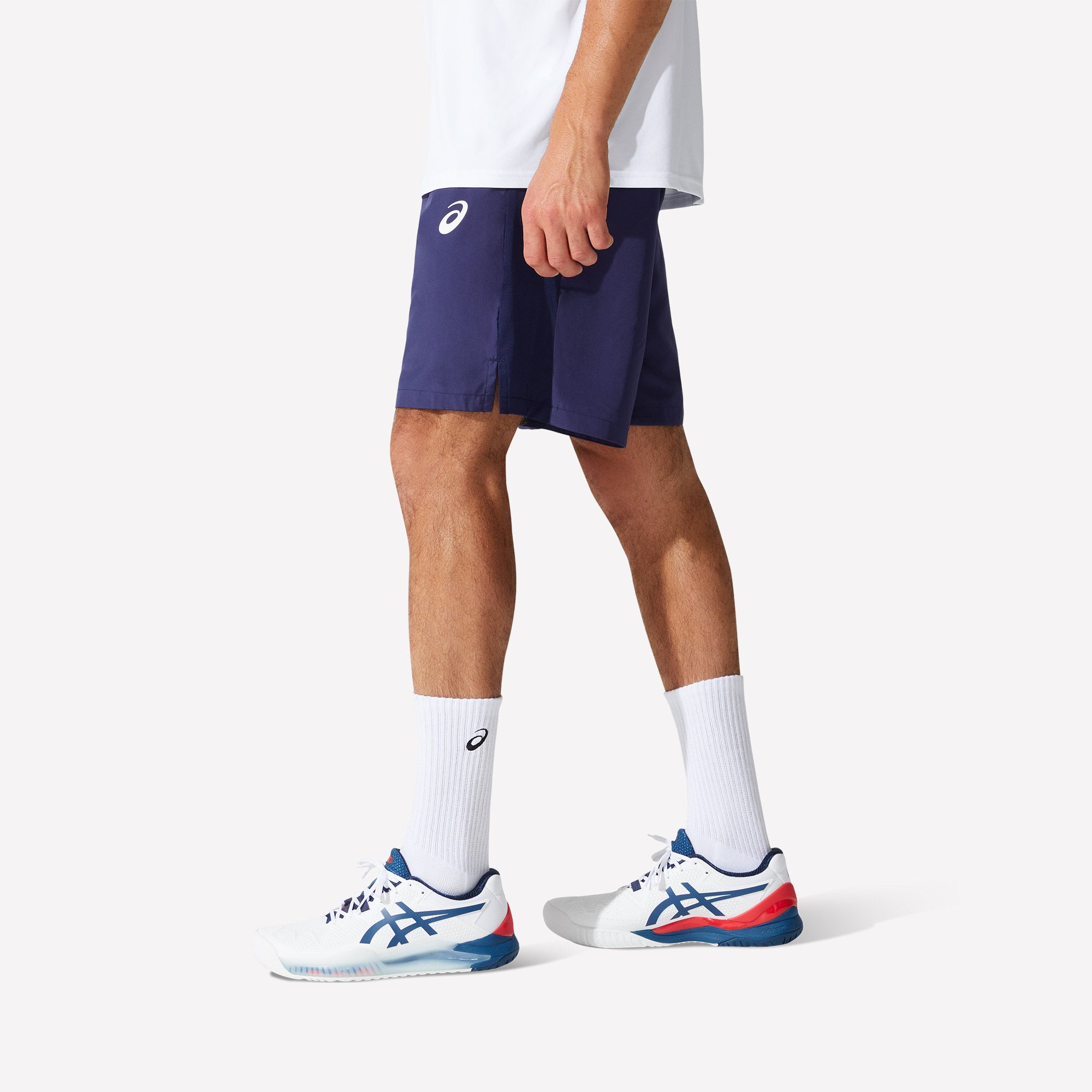 ASICS Court Men's 9-Inch Tennis Shorts Blue (4)