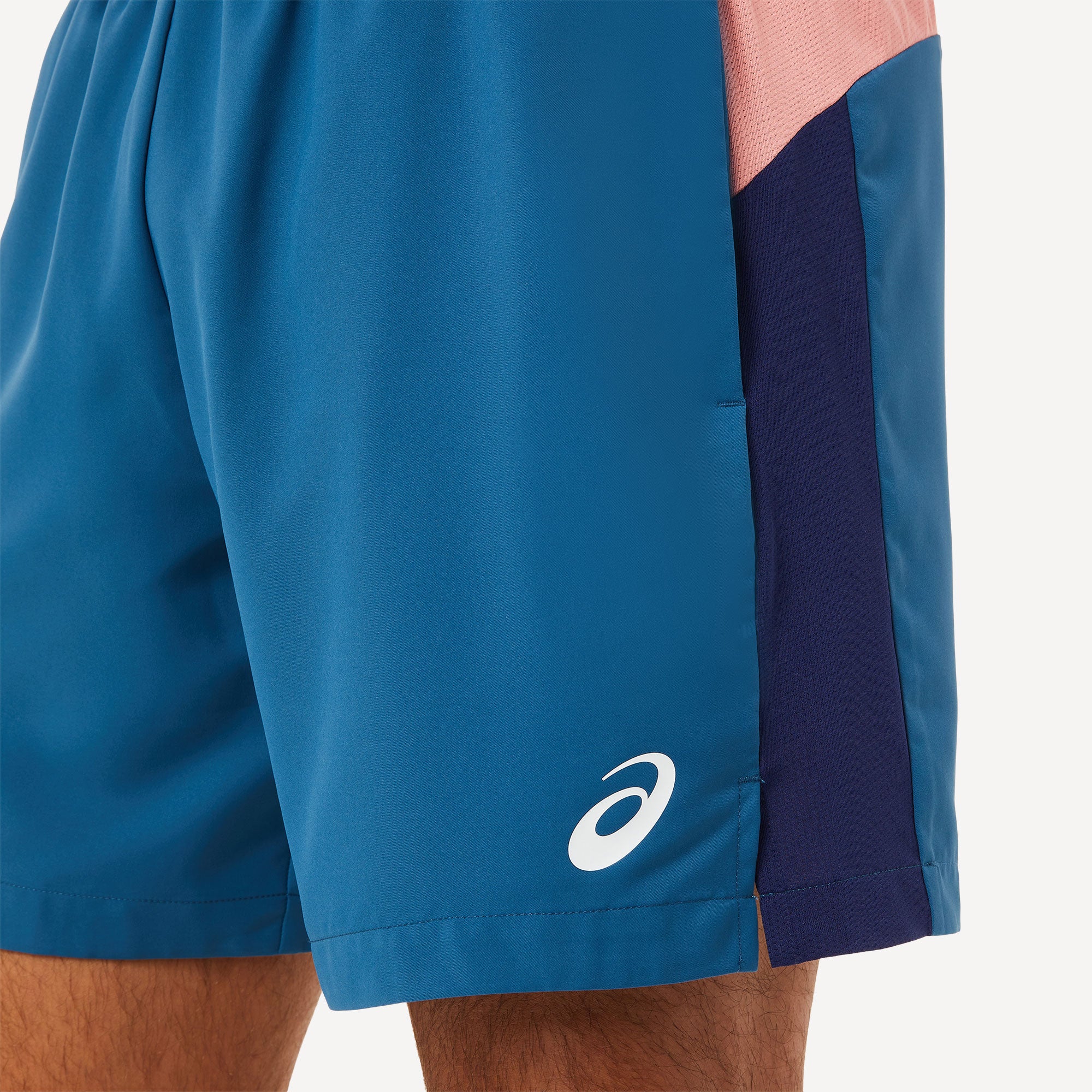 ASICS Court Men's Color Block Tennis Shorts Blue (4)