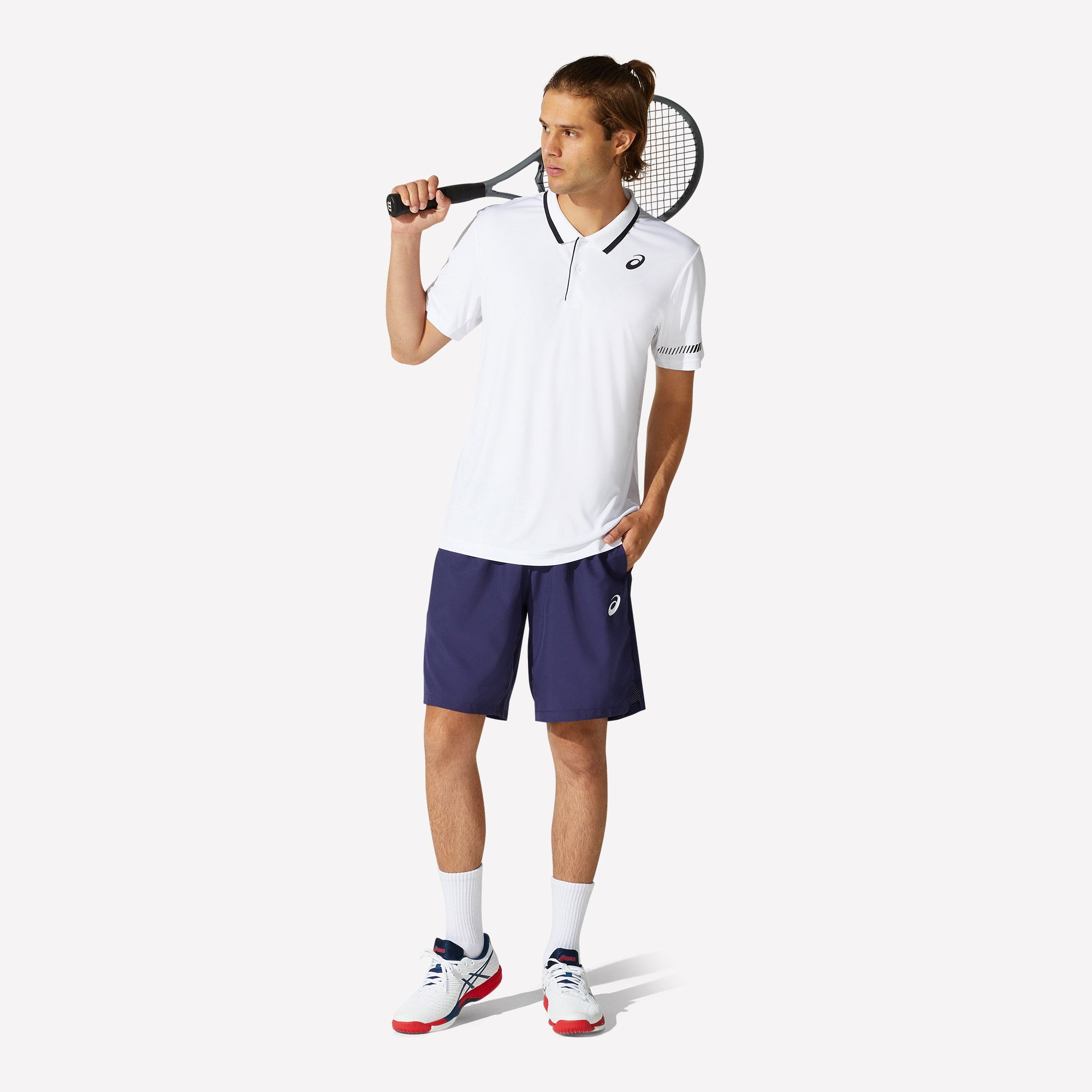 ASICS Court Men's Tennis Polo White (3)