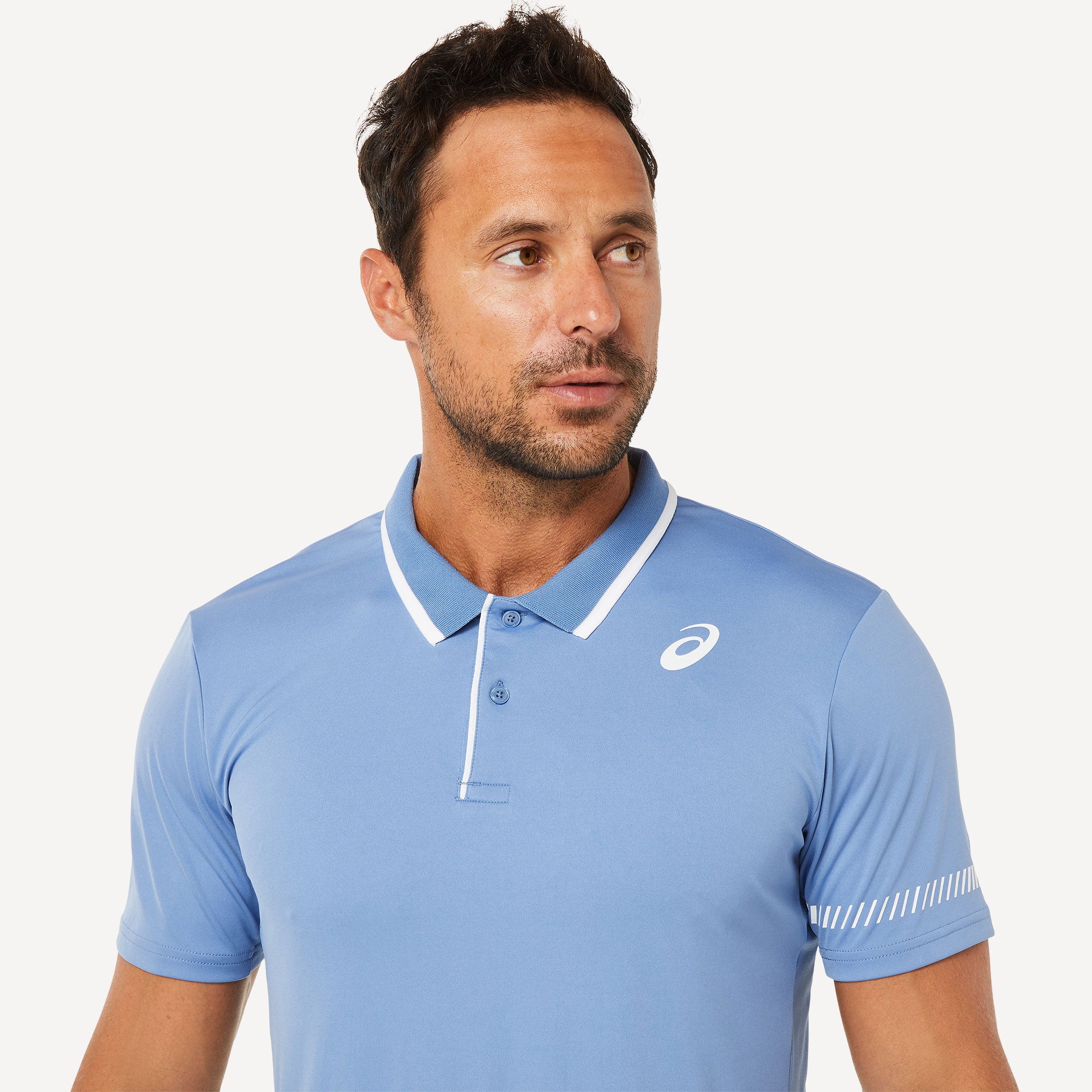 ASICS Court Men's Tennis Polo Blue (4)