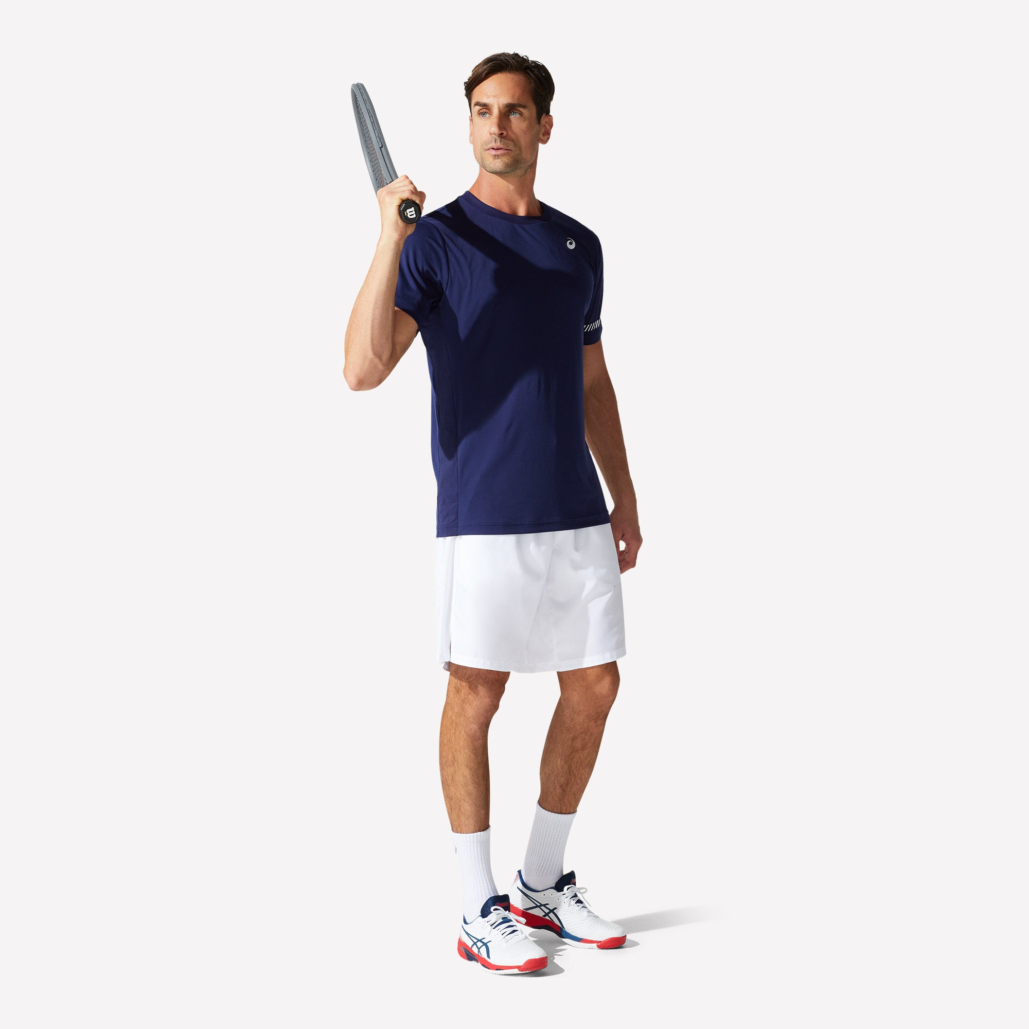 ASICS Court Men's Tennis Shirt Blue (3)