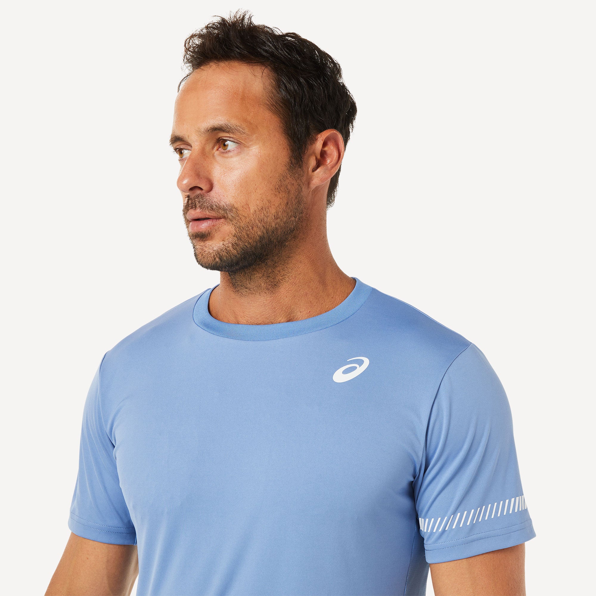 ASICS Court Men's Tennis Shirt Blue (4)