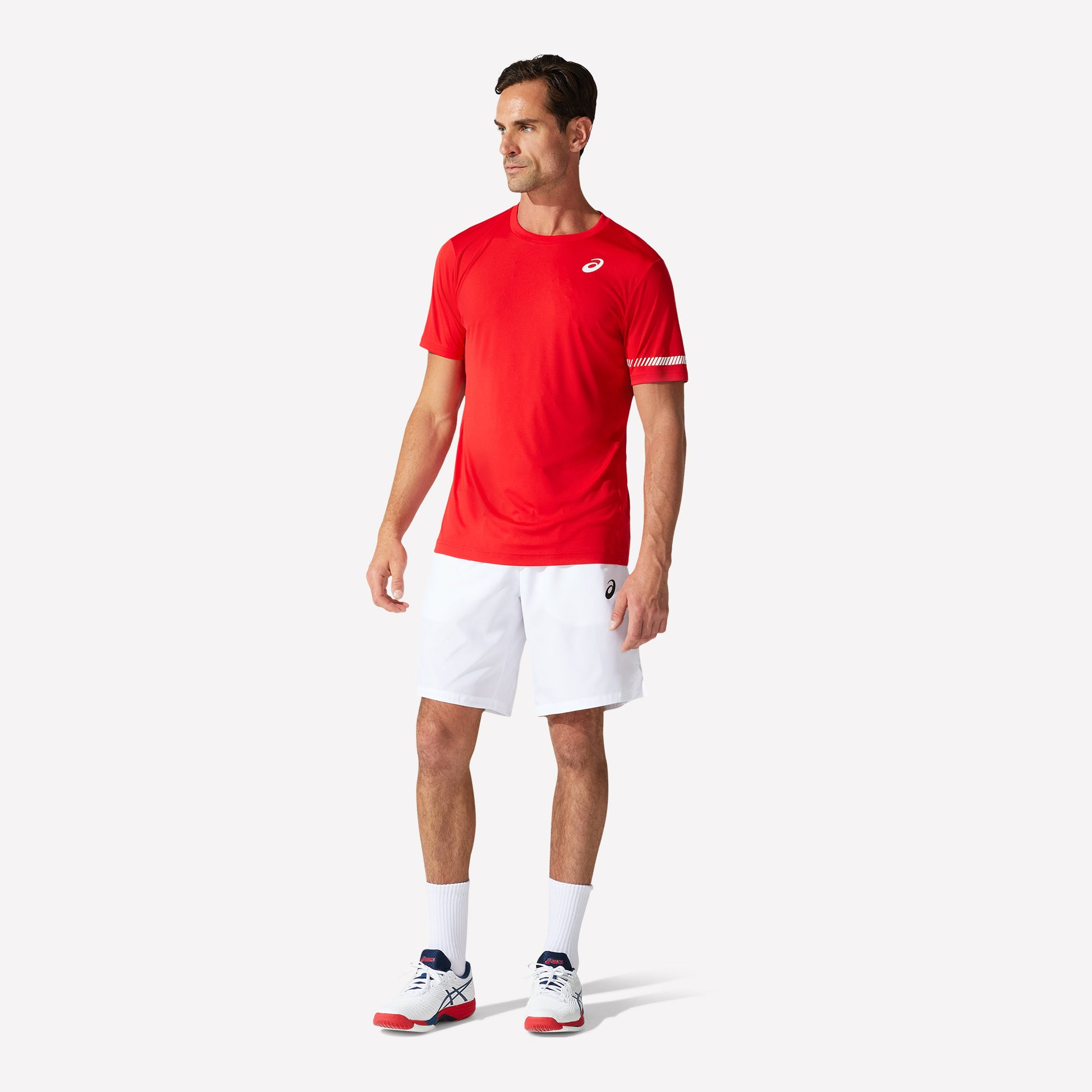 ASICS Court Men's Tennis Shirt Red (3)