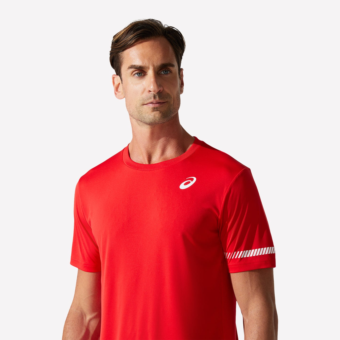 ASICS Court Men's Tennis Shirt Red (5)
