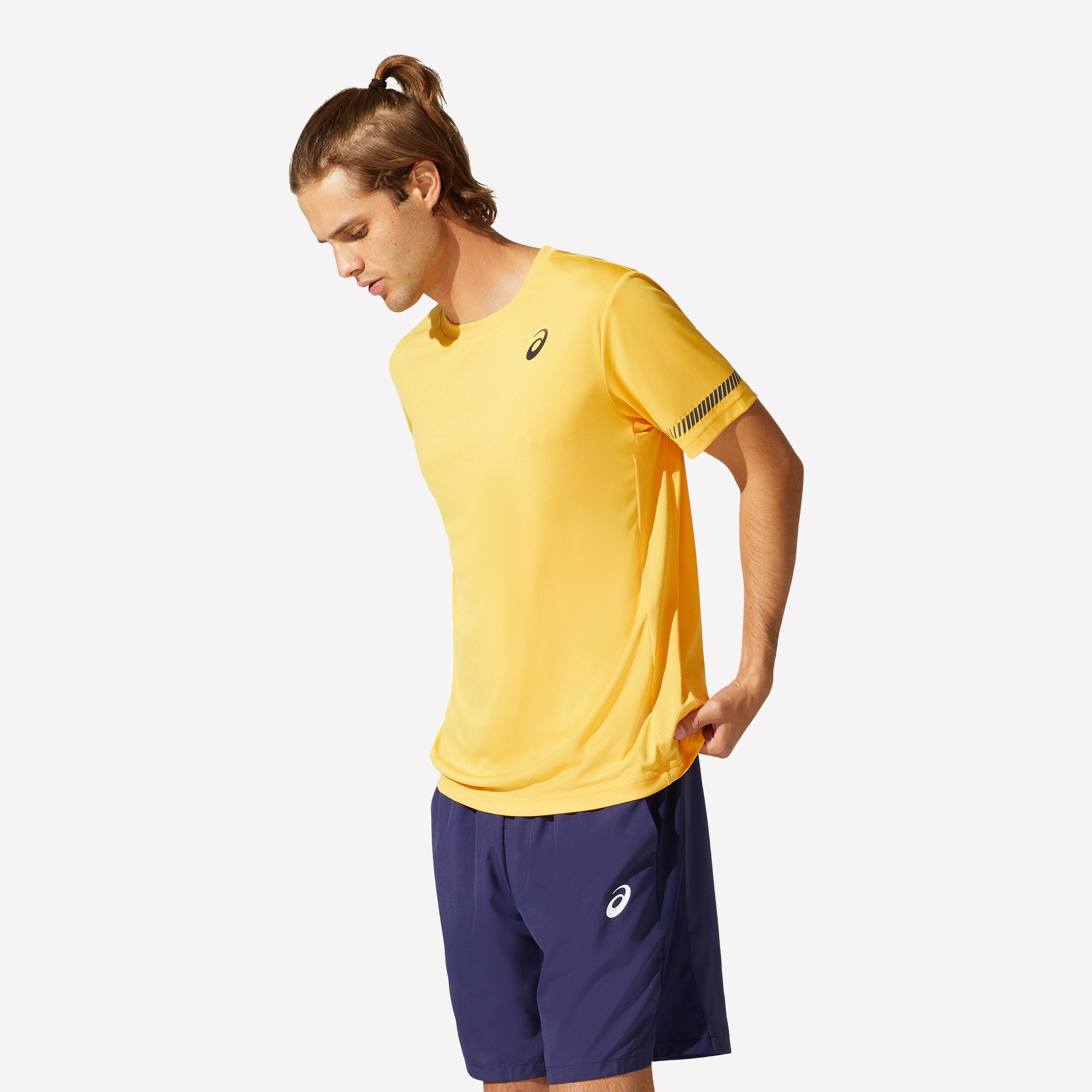 ASICS Court Men's Tennis Shirt Yellow (4)