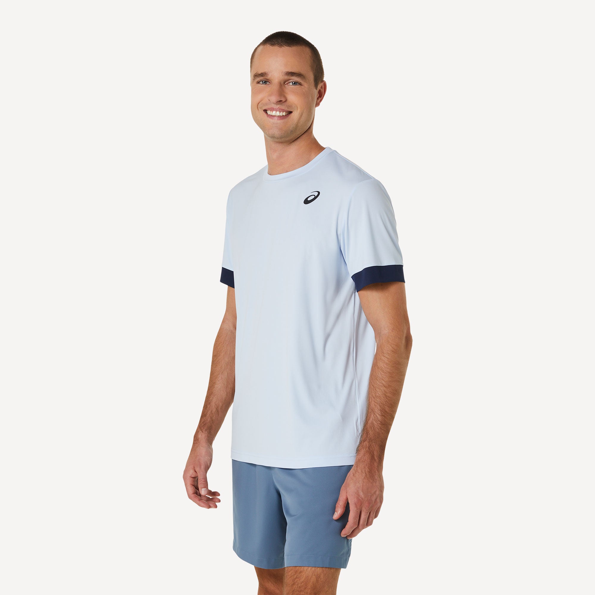 ASICS Court Men's Tennis Shirt Blue (3)