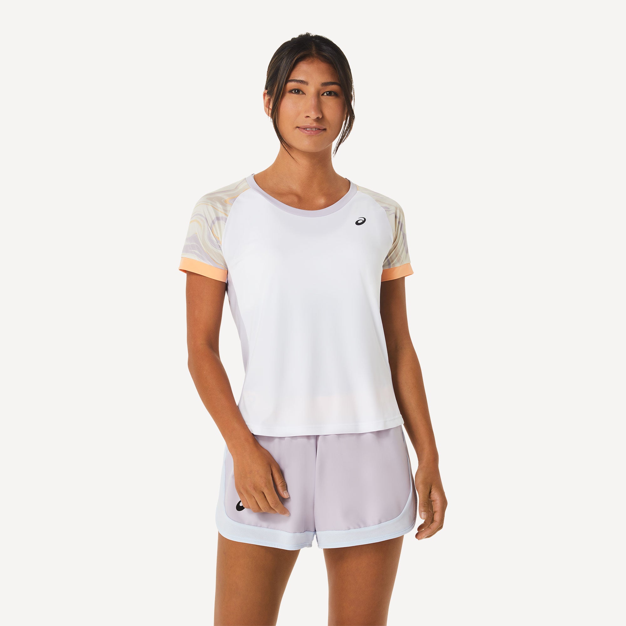 ASICS Court Women's Graphic Tennis Shirt Purple (1)