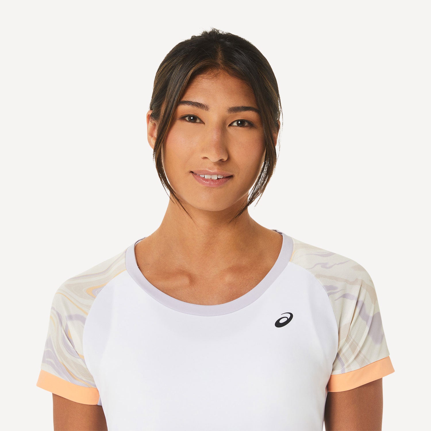 ASICS Court Women's Graphic Tennis Shirt Purple (4)
