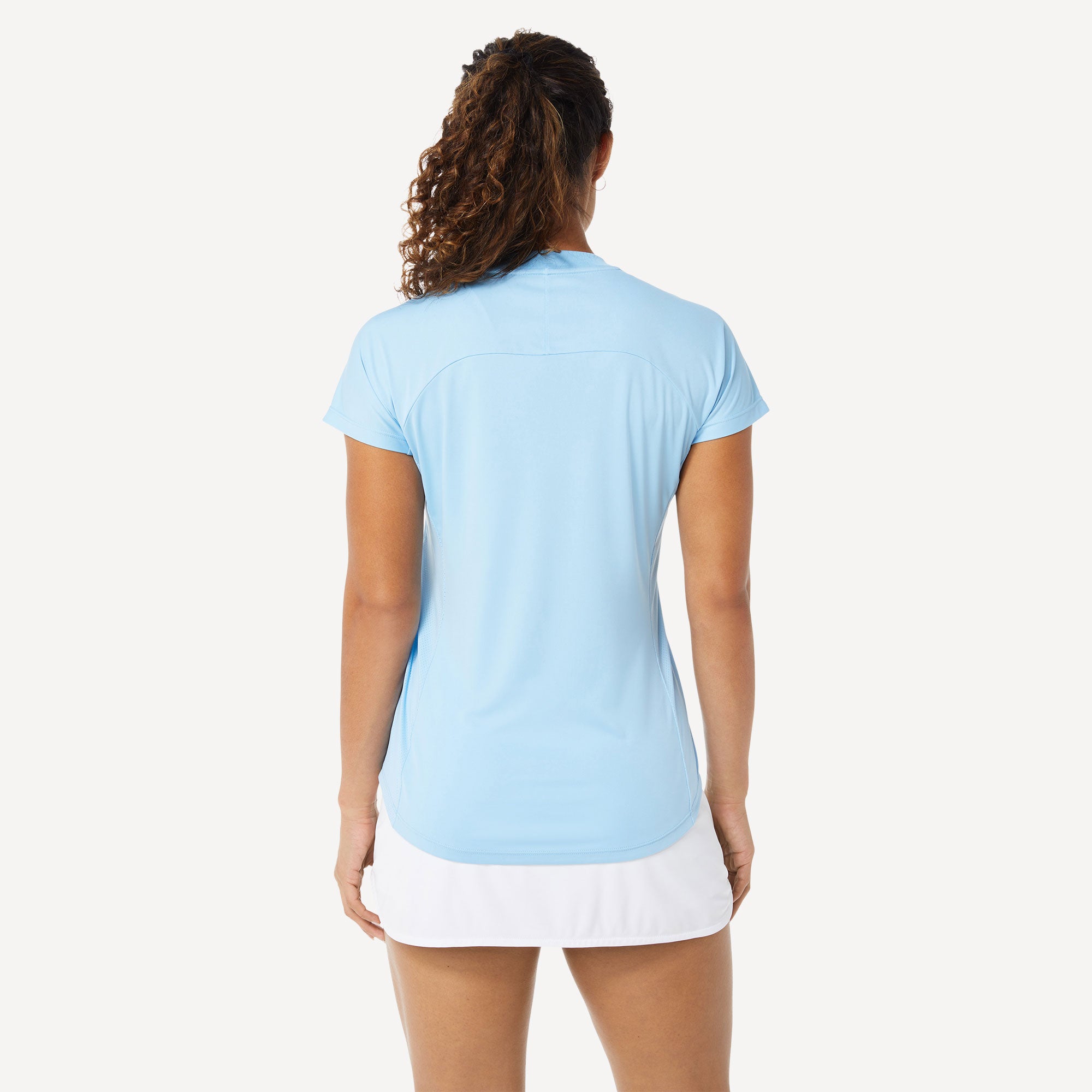 ASICS Court Women's Piping Tennis Shirt Blue (2)