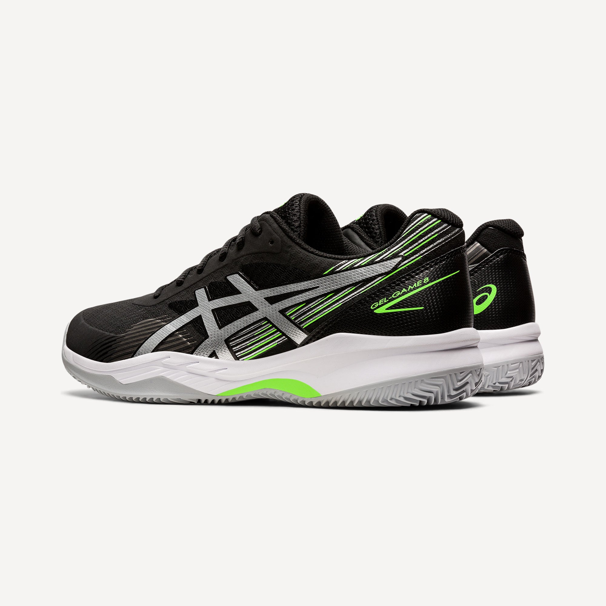 ASICS Gel-Game 8 Men's Clay Court Tennis Shoes Black (5)