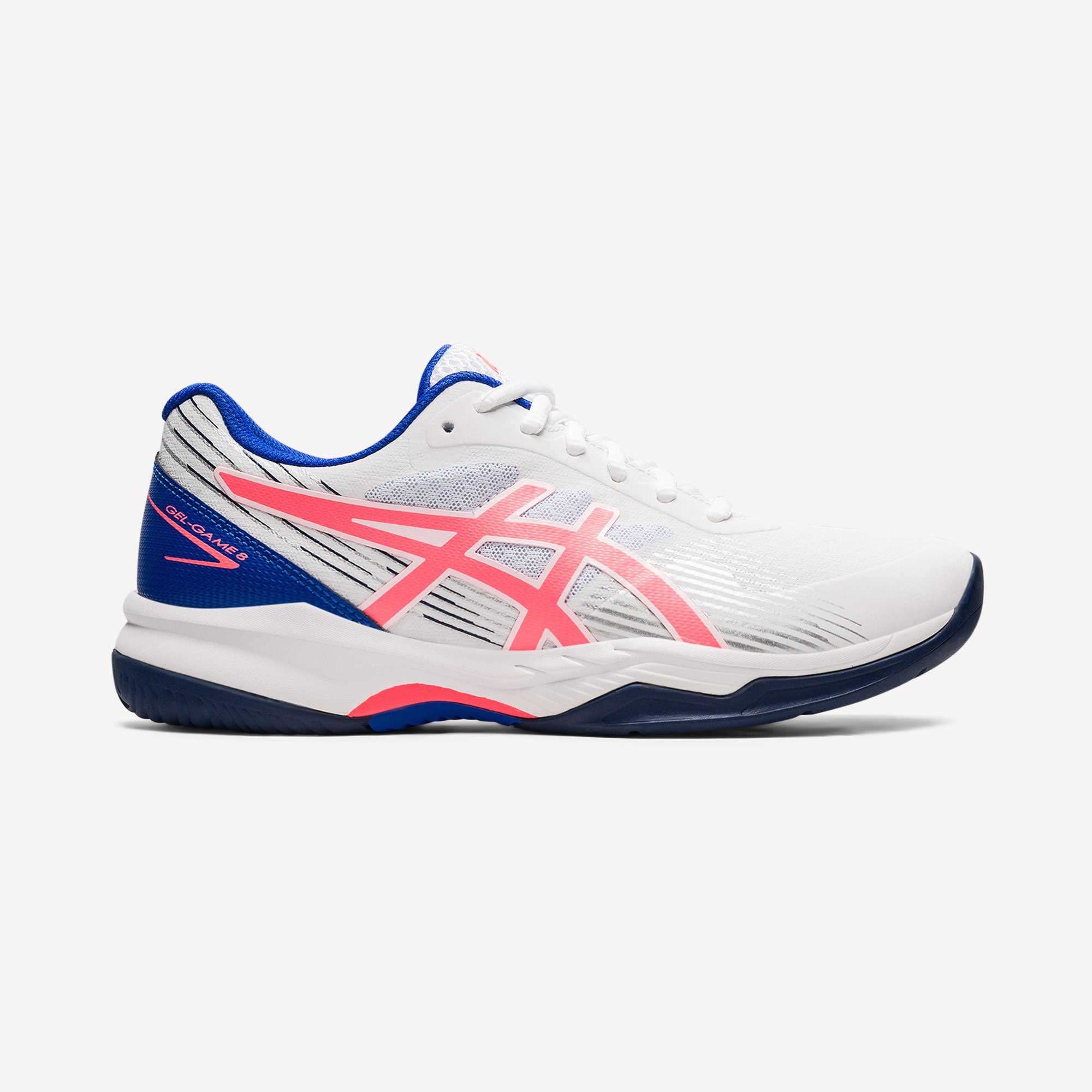 ASICS Gel-Game 8 Women's Hard Court Tennis Shoes White (1)