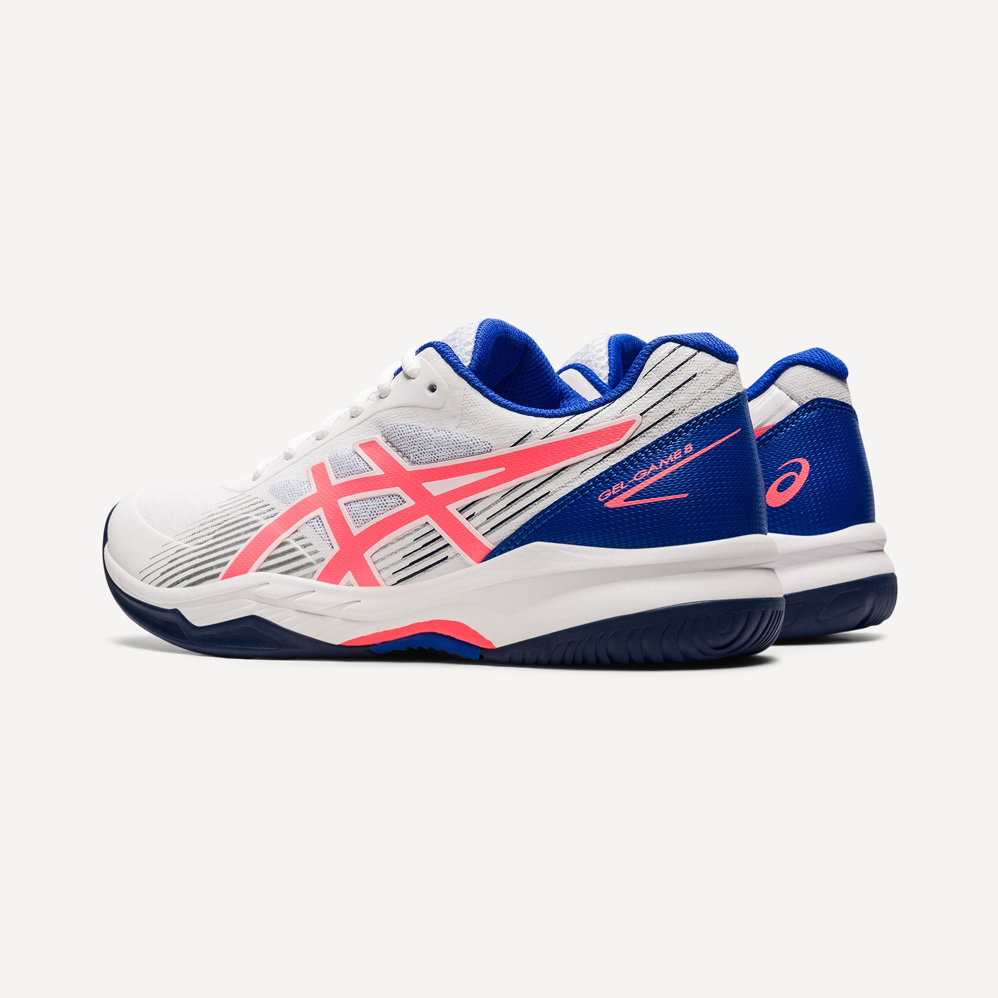 ASICS Gel-Game 8 Women's Hard Court Tennis Shoes White (5)